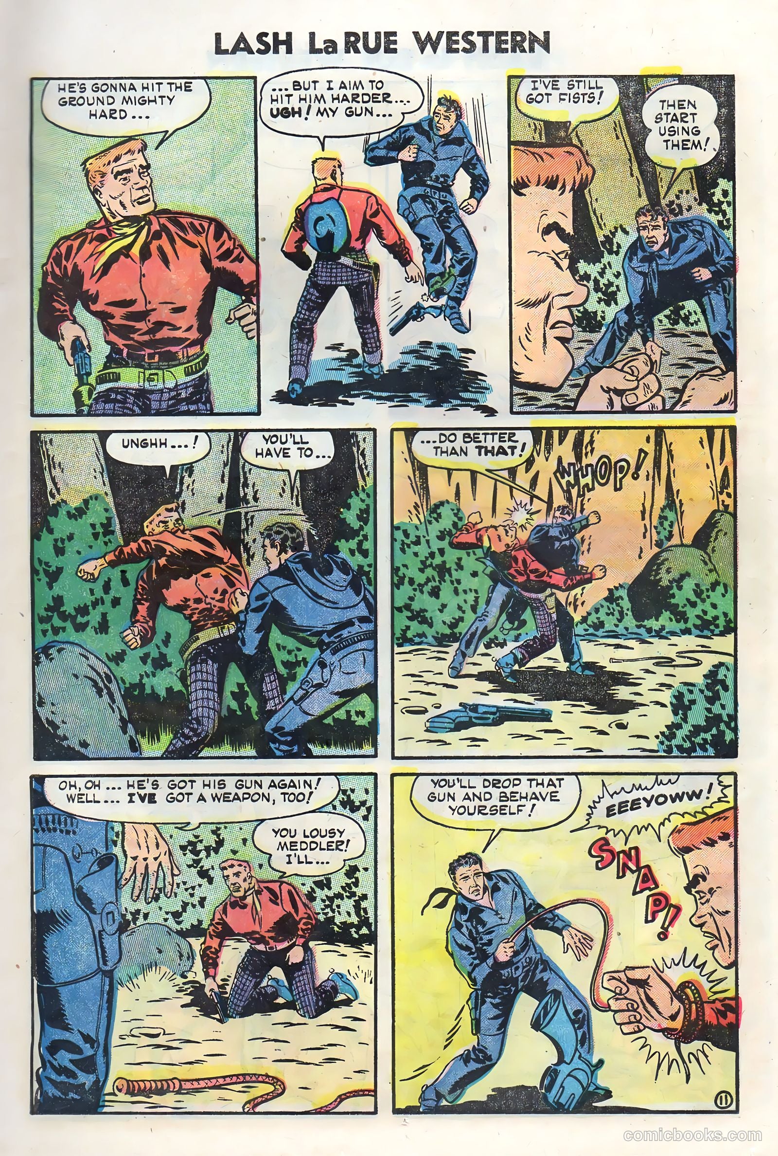 Lash La Rue Western #50 — page 13 of 36