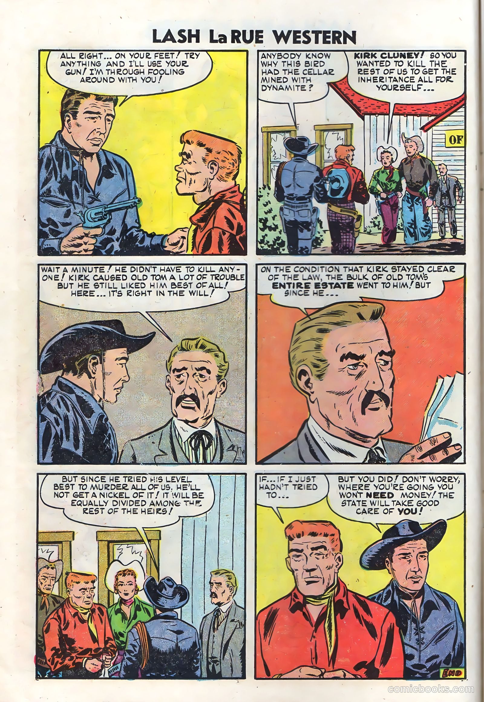 Lash La Rue Western #50 — page 14 of 36