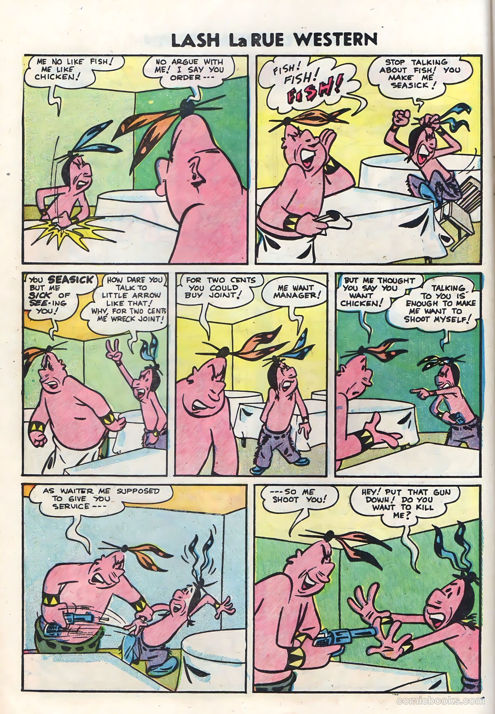 Lash La Rue Western #50 — page 16 of 36