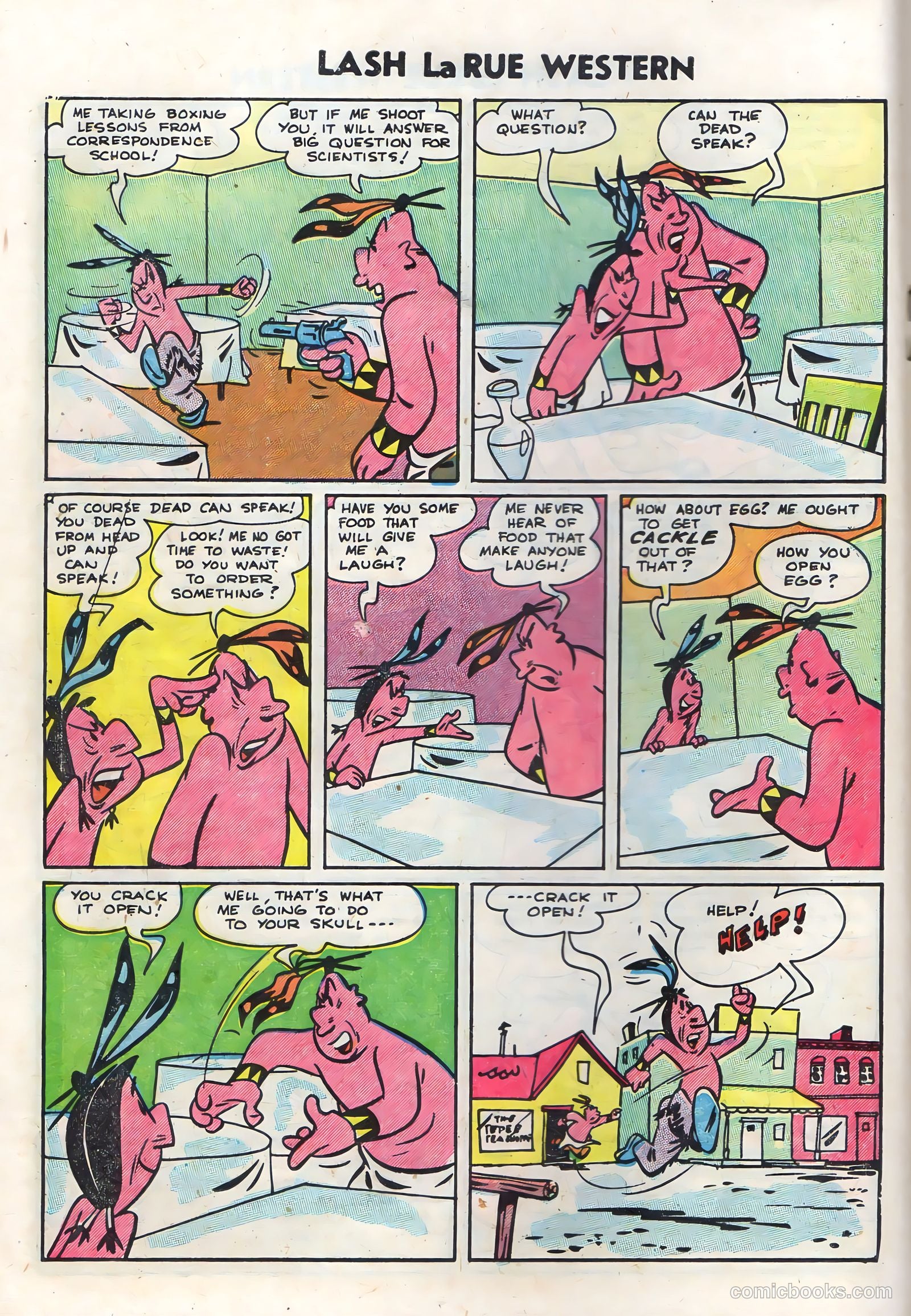 Lash La Rue Western #50 — page 18 of 36