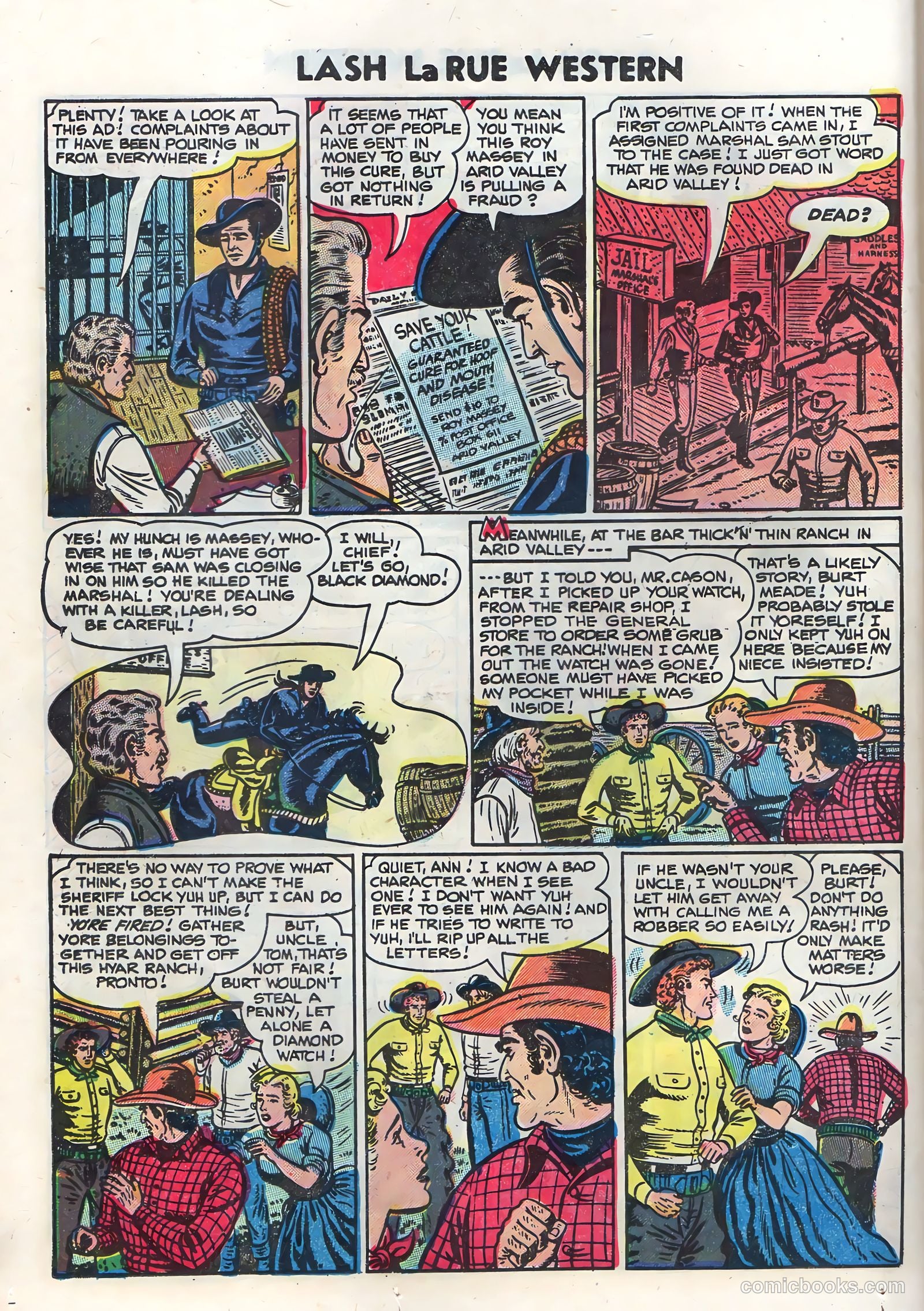 Lash La Rue Western #50 — page 24 of 36