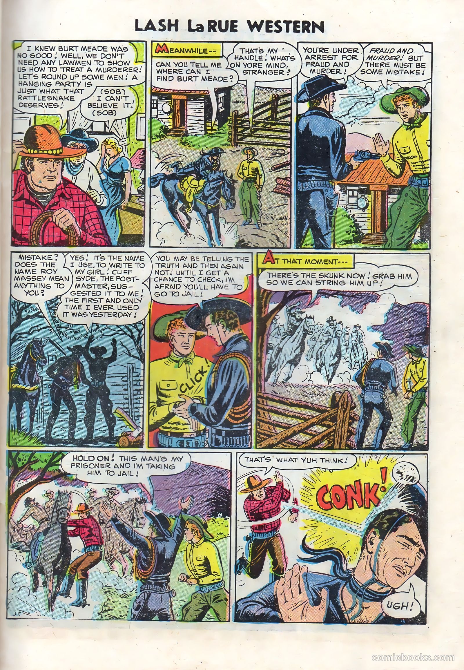 Lash La Rue Western #50 — page 27 of 36