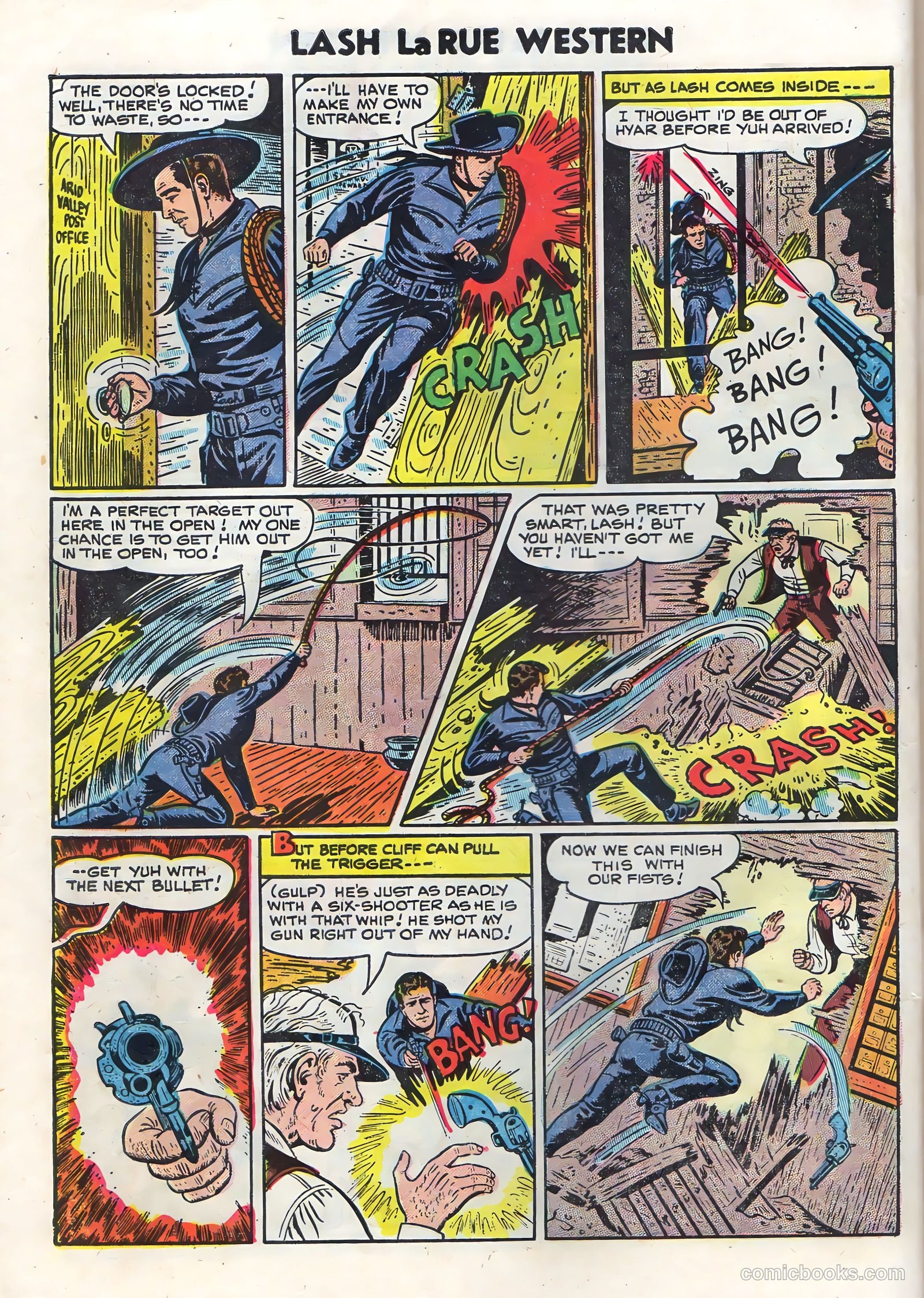 Lash La Rue Western #50 — page 30 of 36