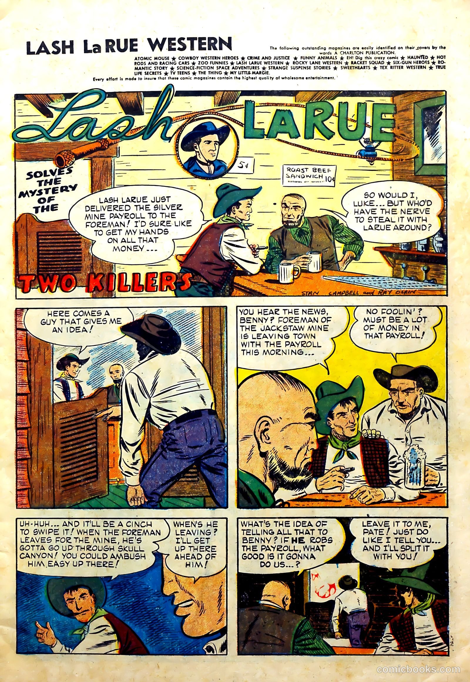 Lash La Rue Western #51 — page 3 of 36