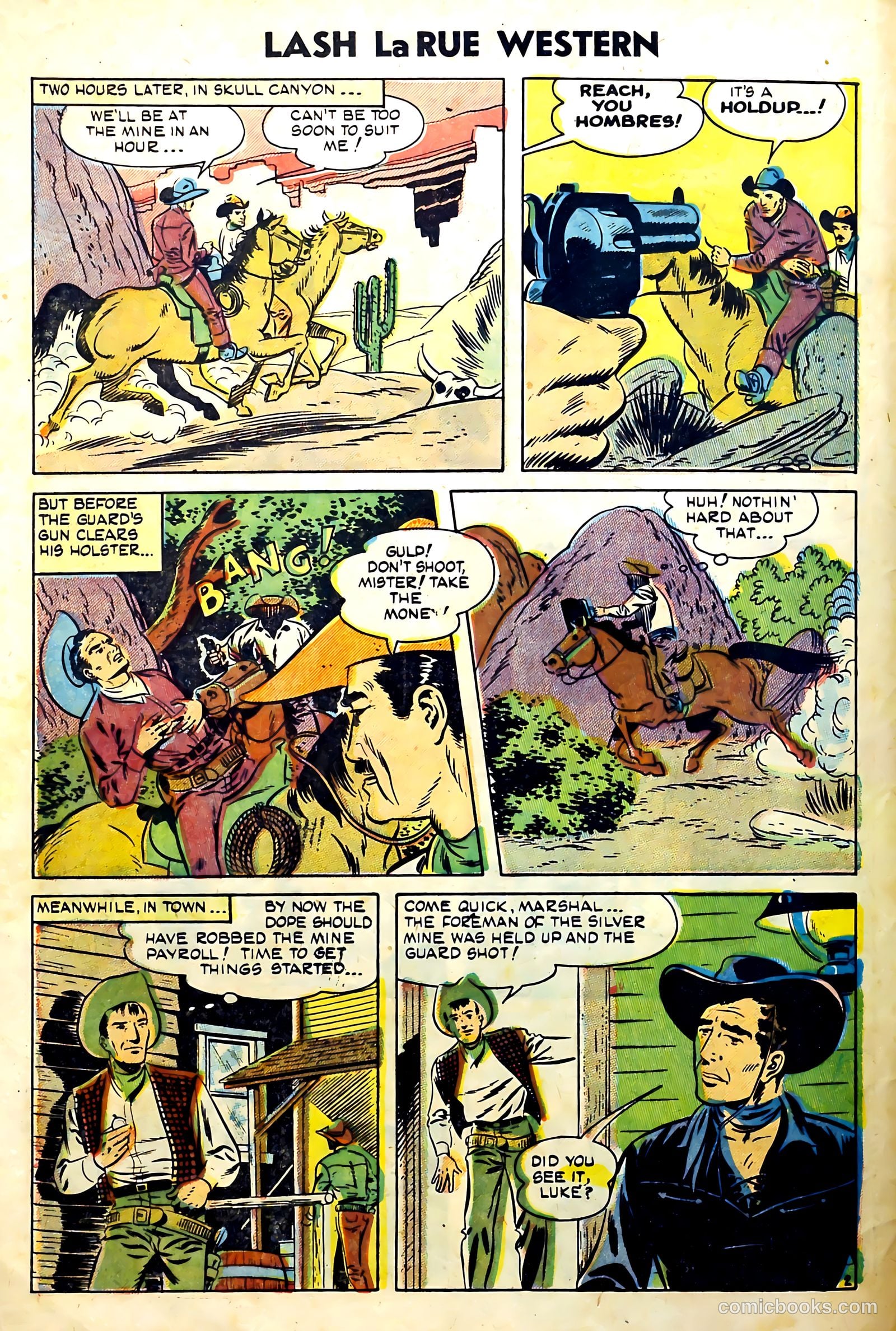 Lash La Rue Western #51 — page 4 of 36