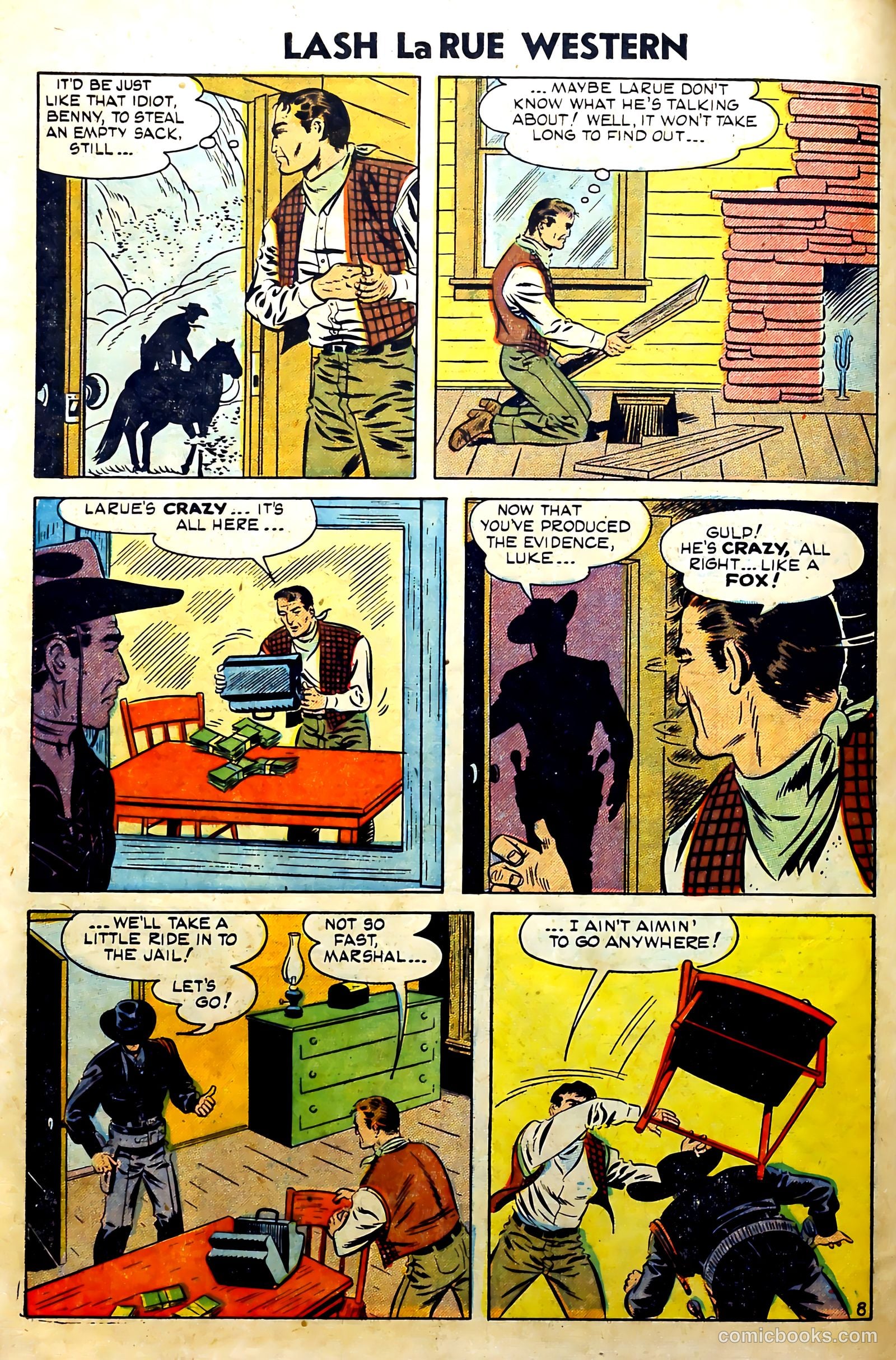 Lash La Rue Western #51 — page 10 of 36