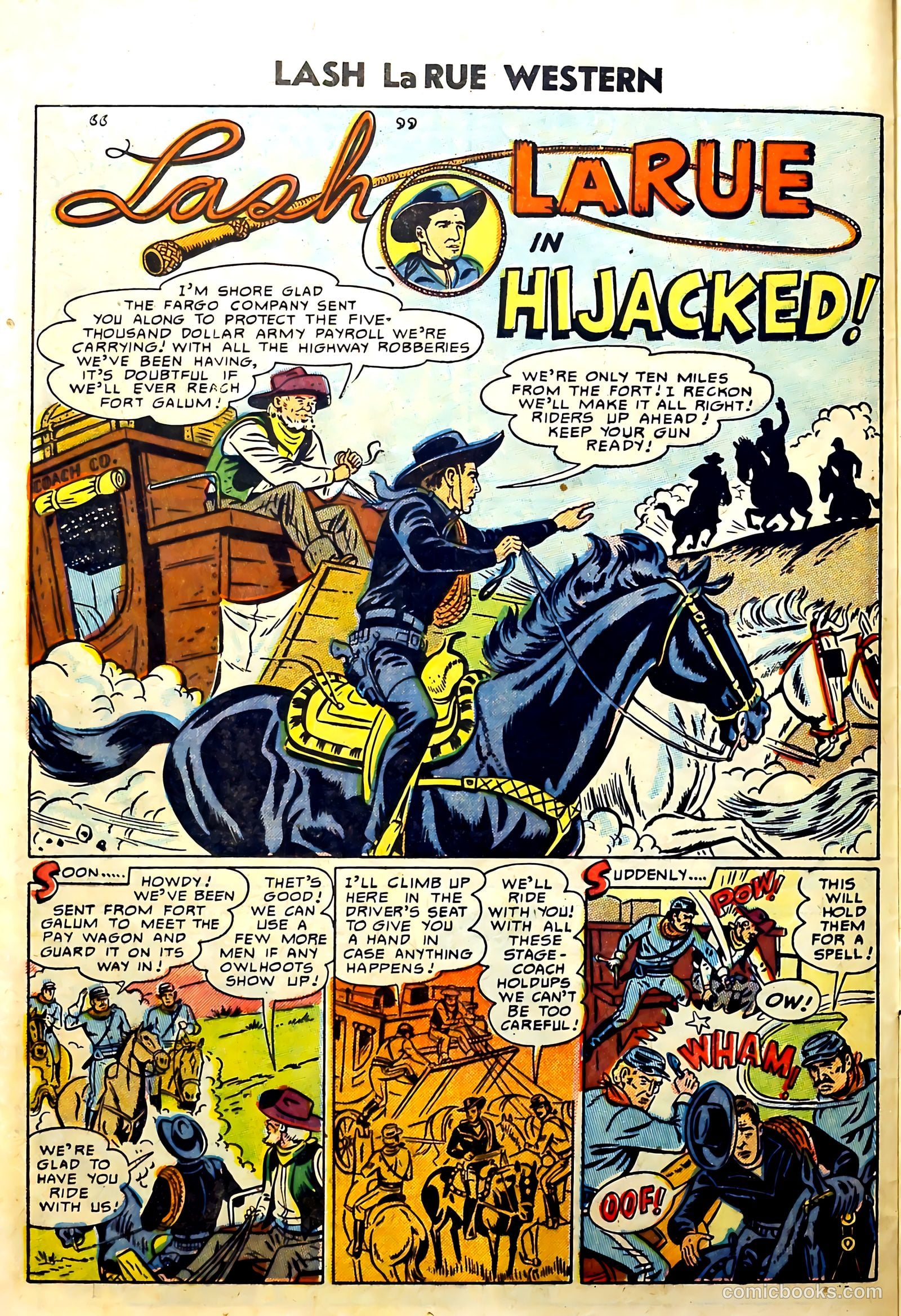 Lash La Rue Western #51 — page 12 of 36