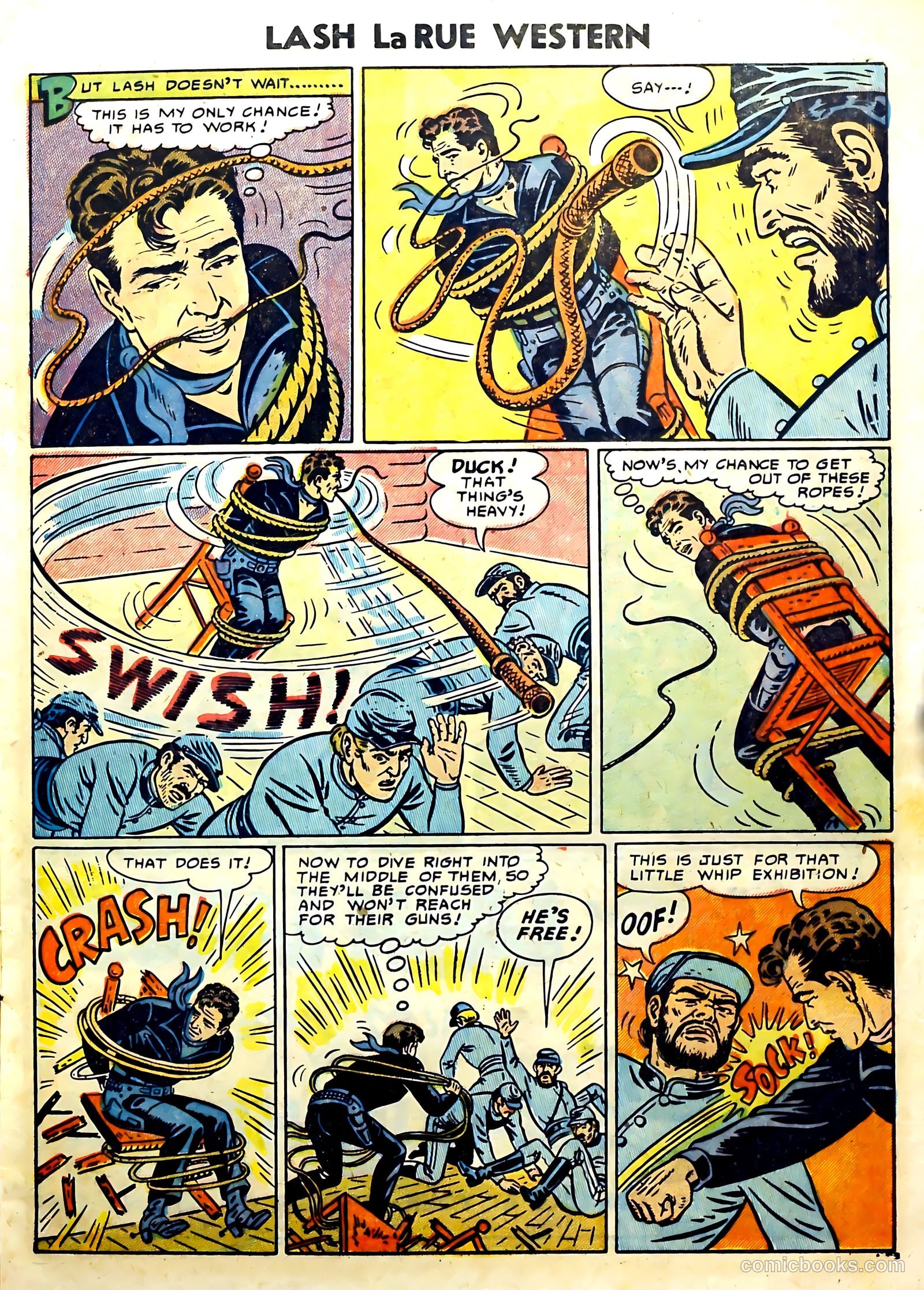 Lash La Rue Western #51 — page 17 of 36