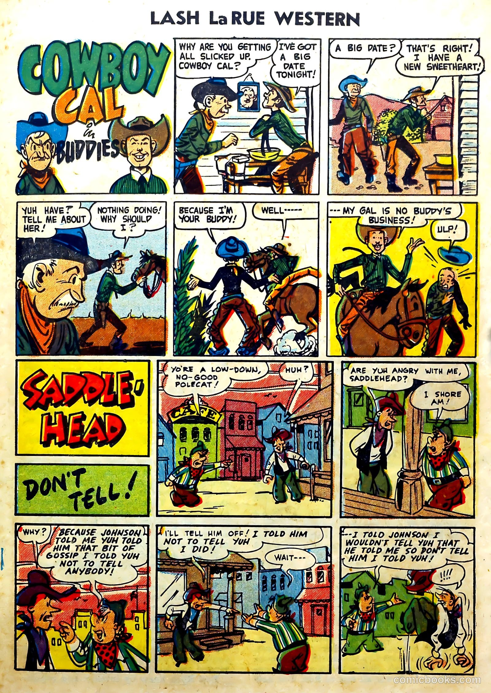 Lash La Rue Western #51 — page 19 of 36