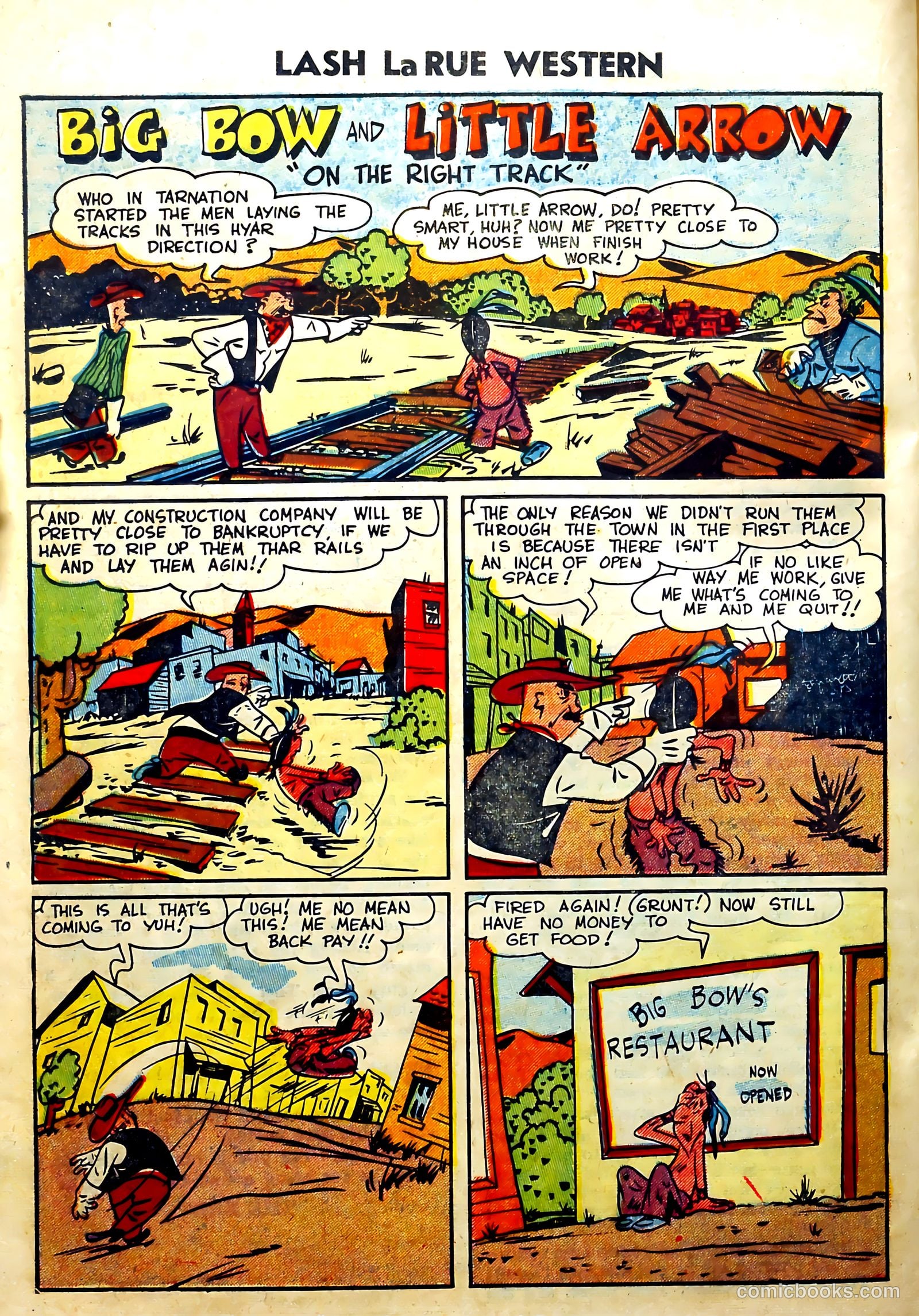 Lash La Rue Western #51 — page 22 of 36