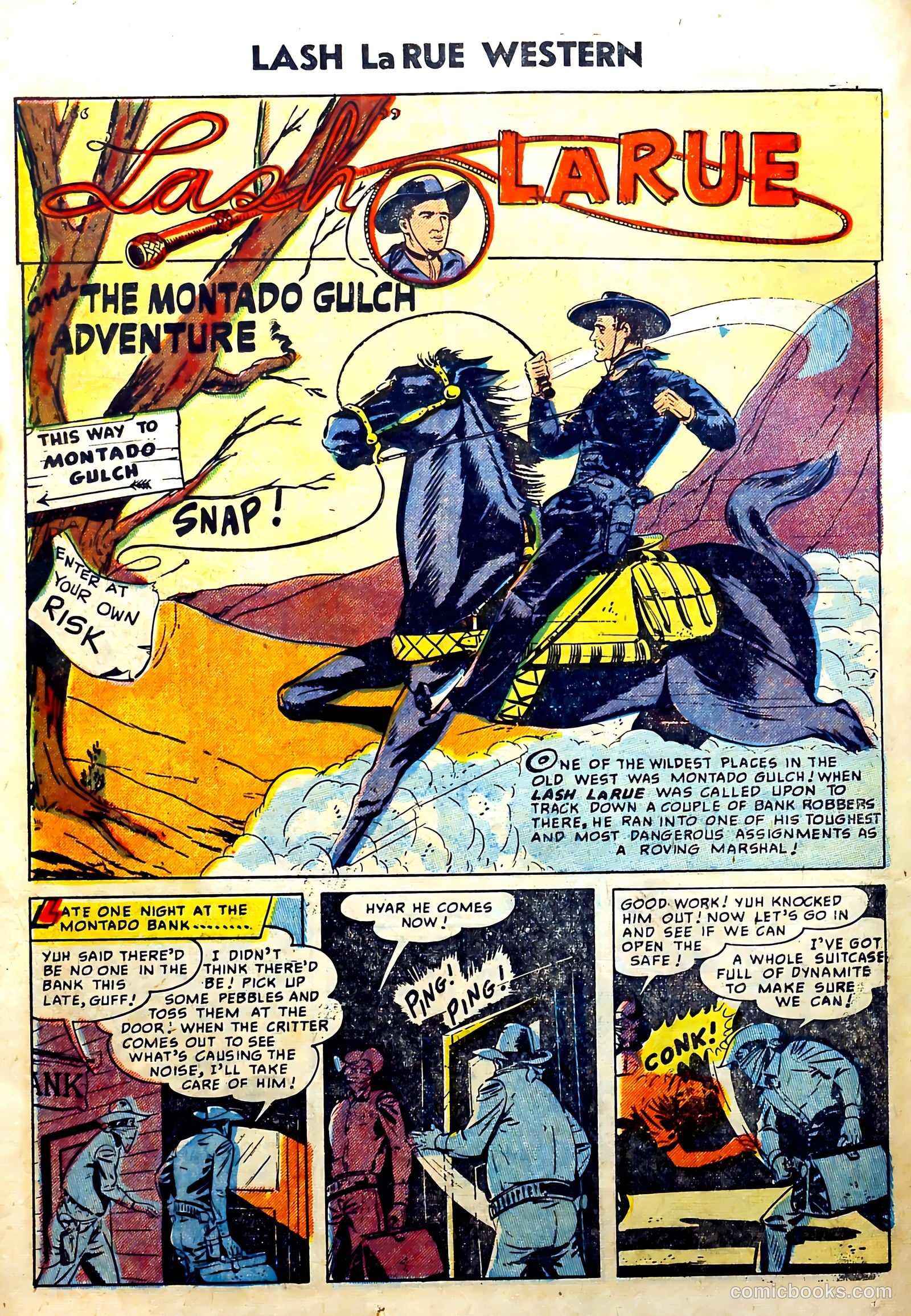 Lash La Rue Western #51 — page 26 of 36