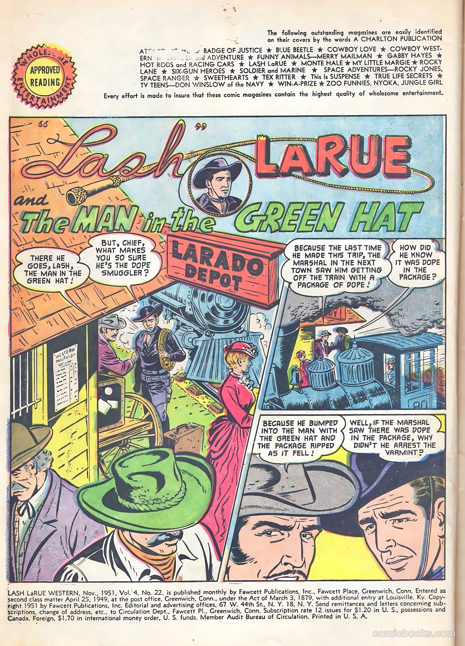 Lash La Rue Western #53 — page 4 of 36