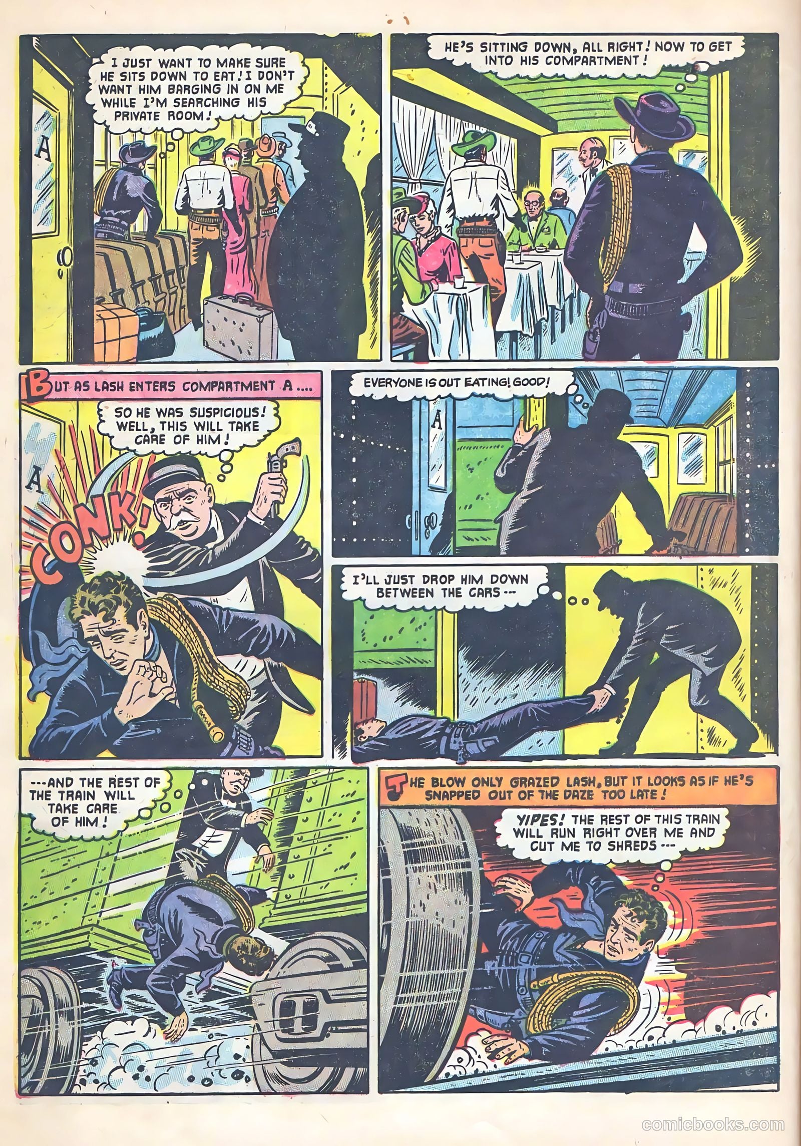 Lash La Rue Western #53 — page 8 of 36