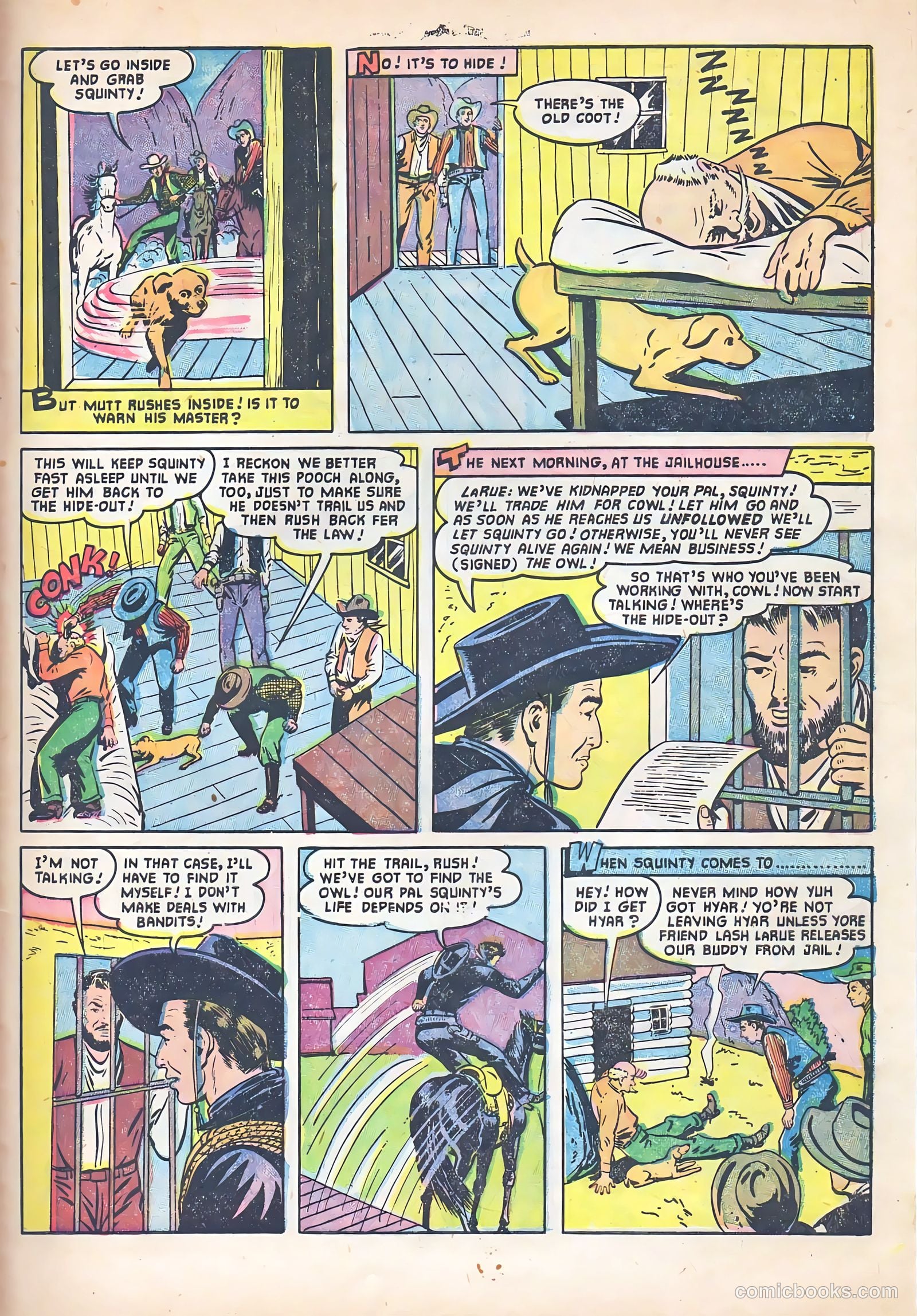 Lash La Rue Western #53 — page 31 of 36