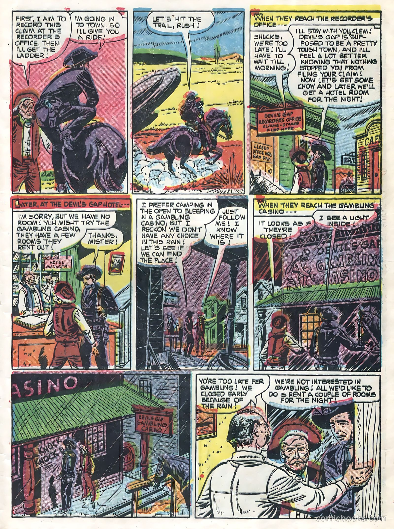 Lash La Rue Western #54 — page 29 of 36