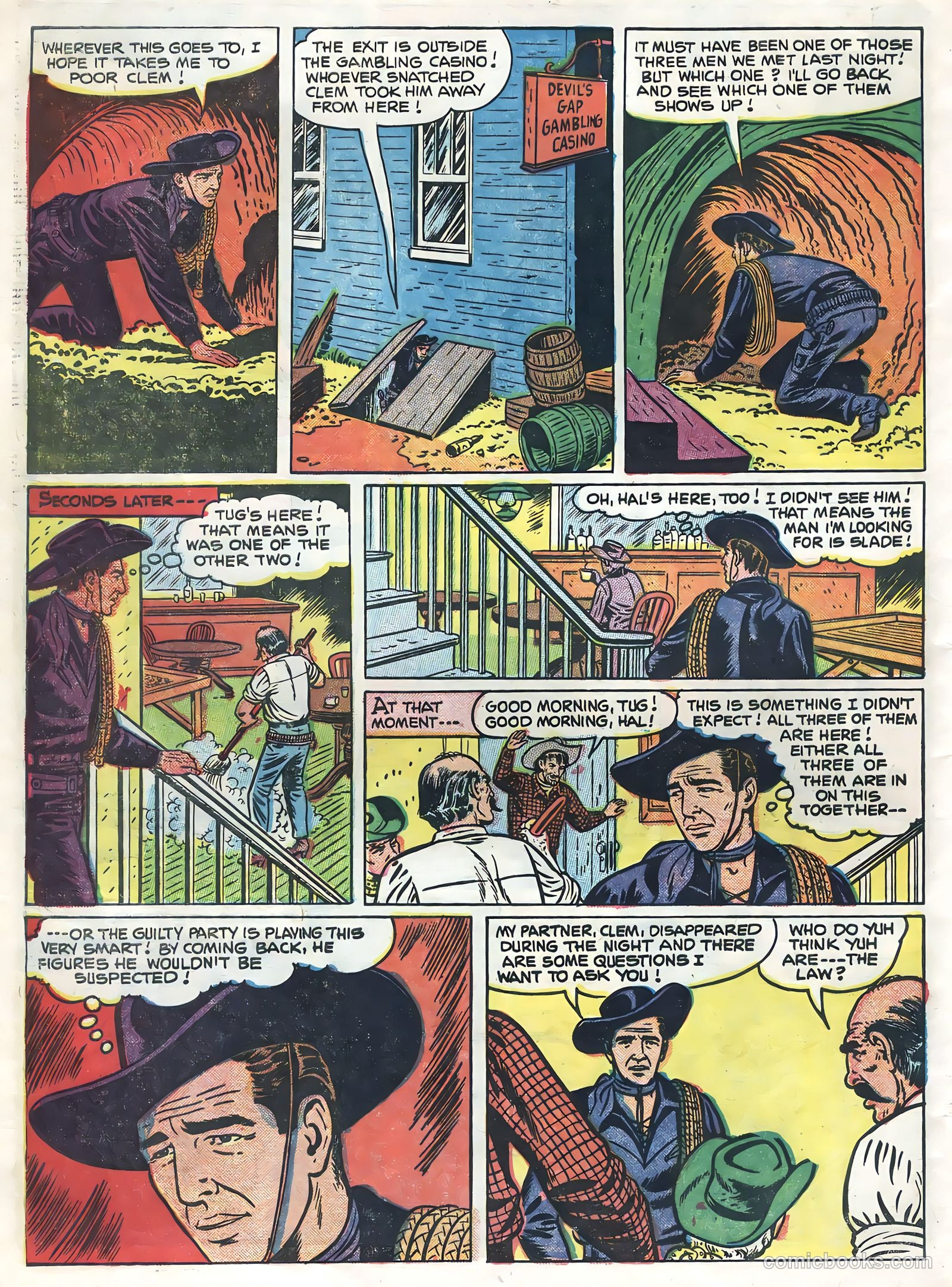 Lash La Rue Western #54 — page 32 of 36