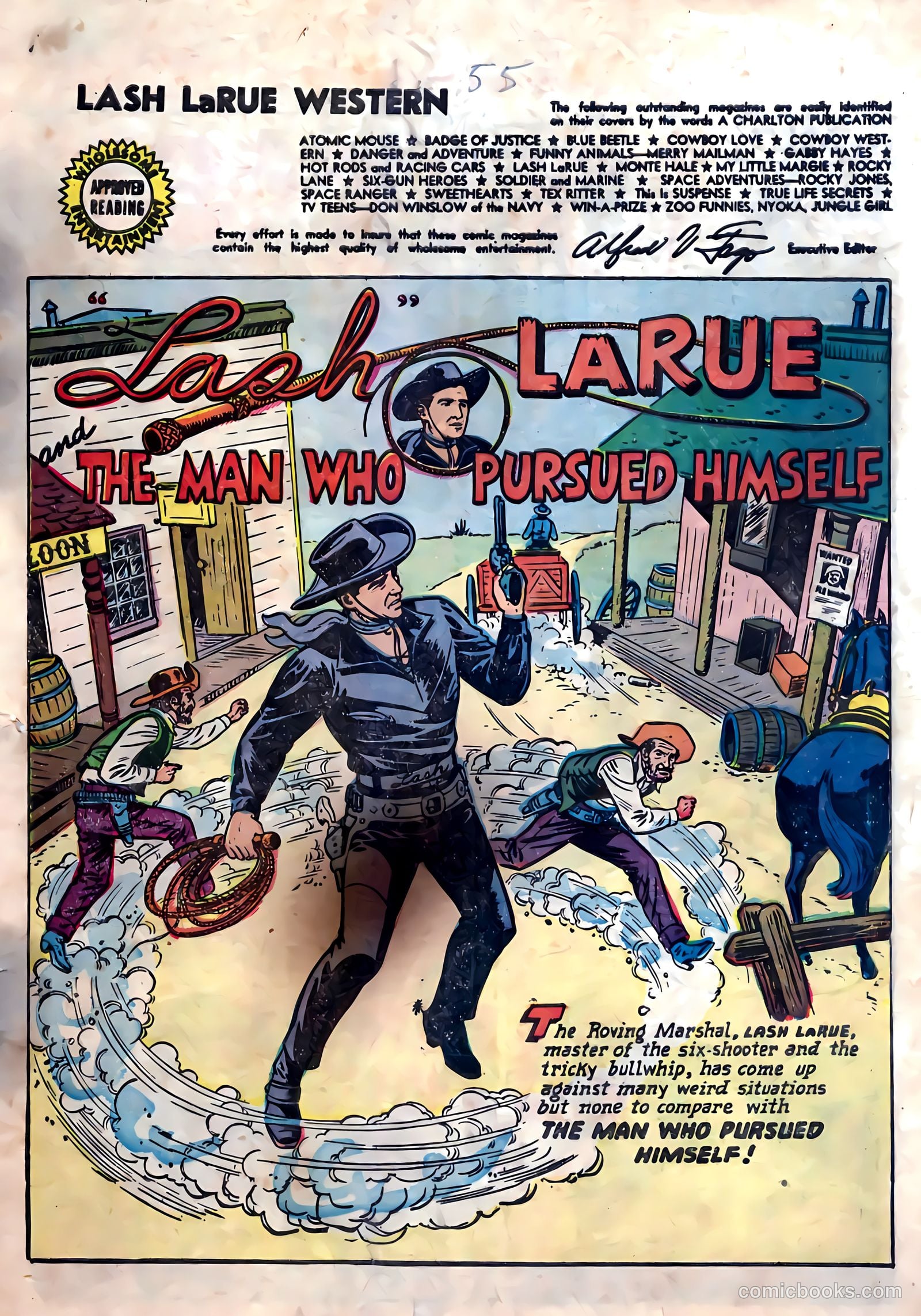 Lash La Rue Western #55 — page 2 of 33