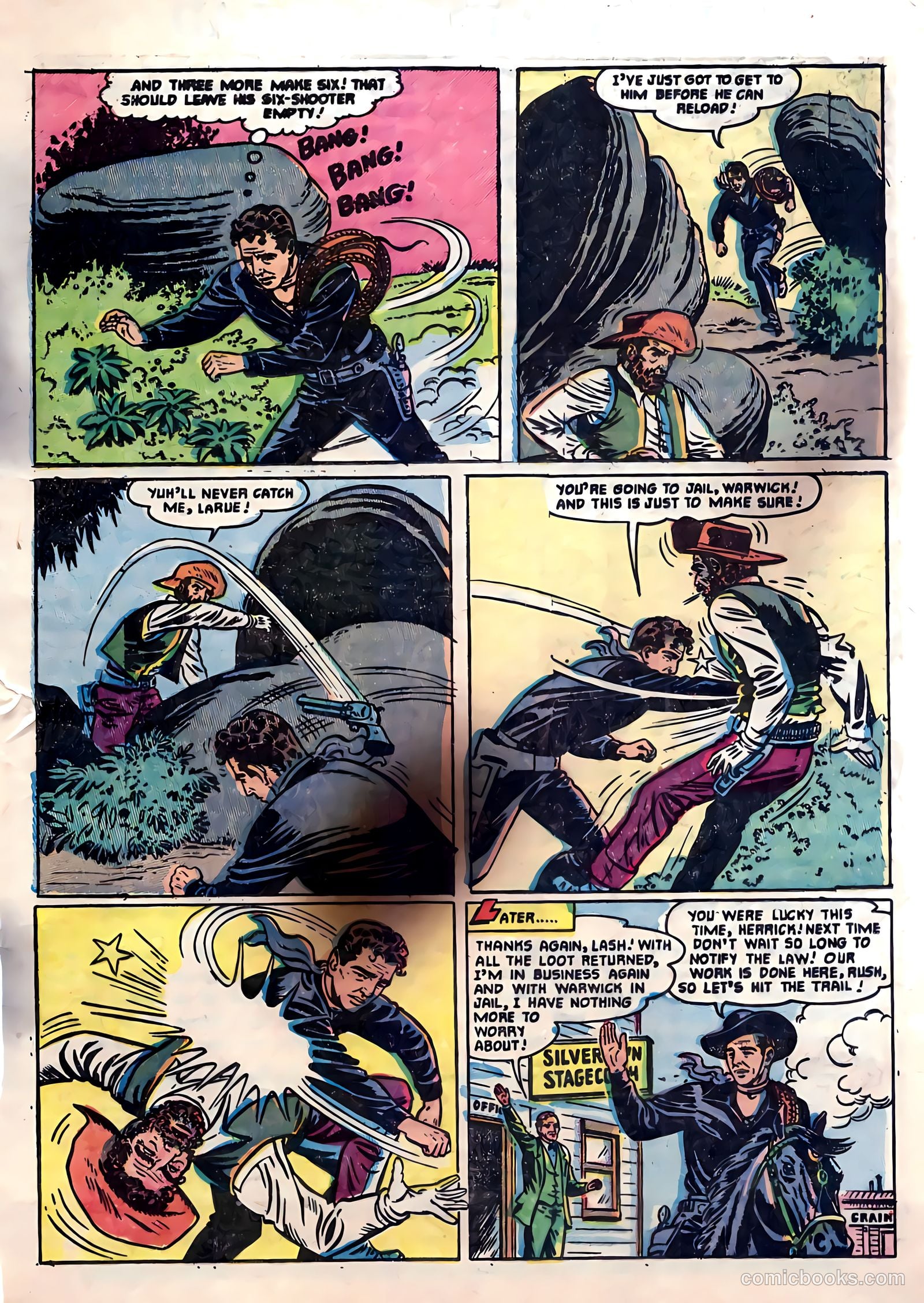 Lash La Rue Western #55 — page 12 of 33