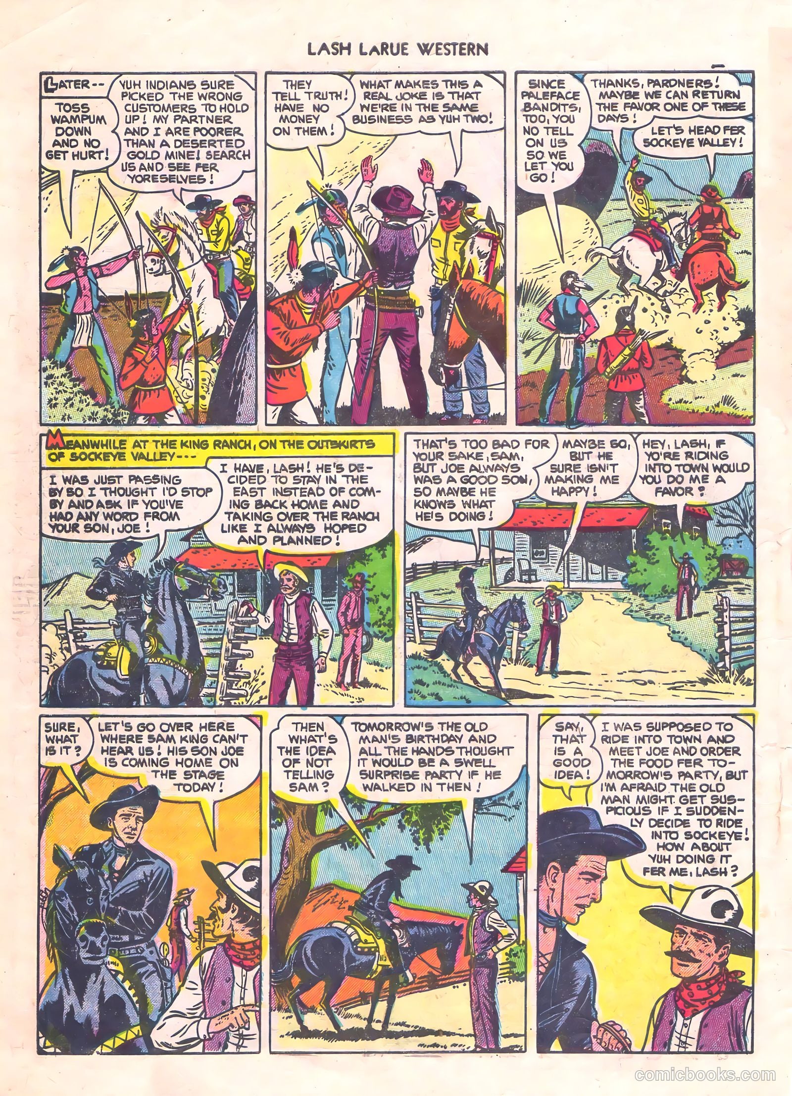 Lash La Rue Western #56 — page 4 of 36