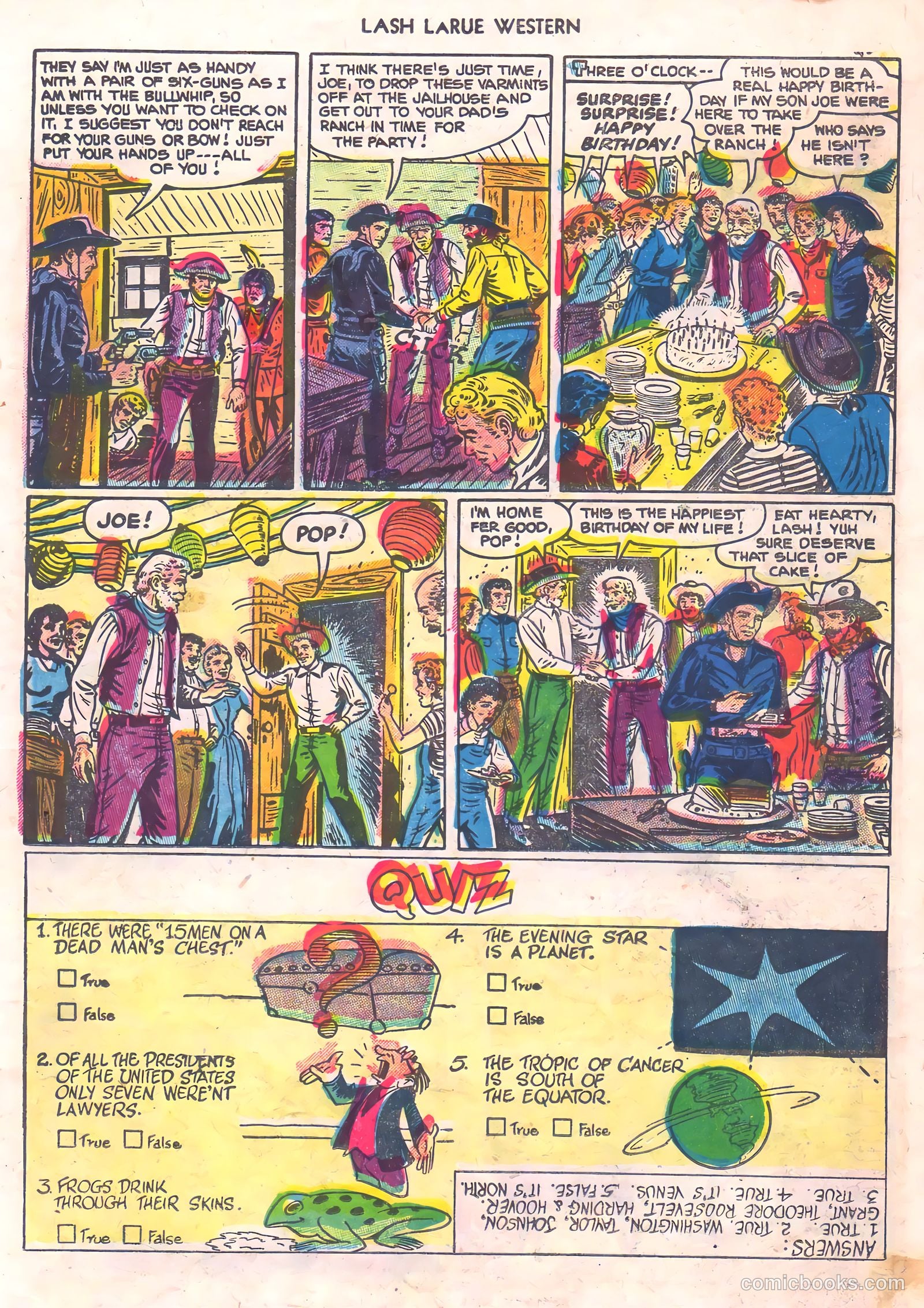 Lash La Rue Western #56 — page 11 of 36