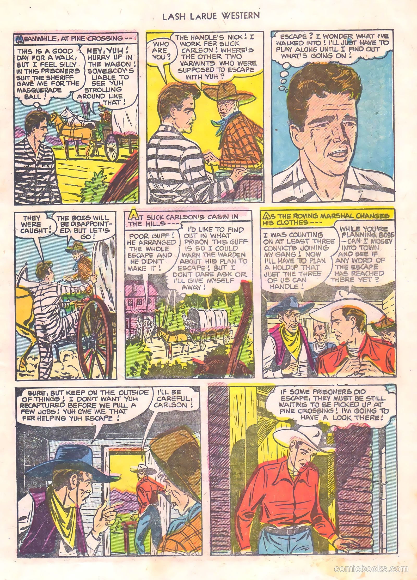 Lash La Rue Western #56 — page 19 of 36