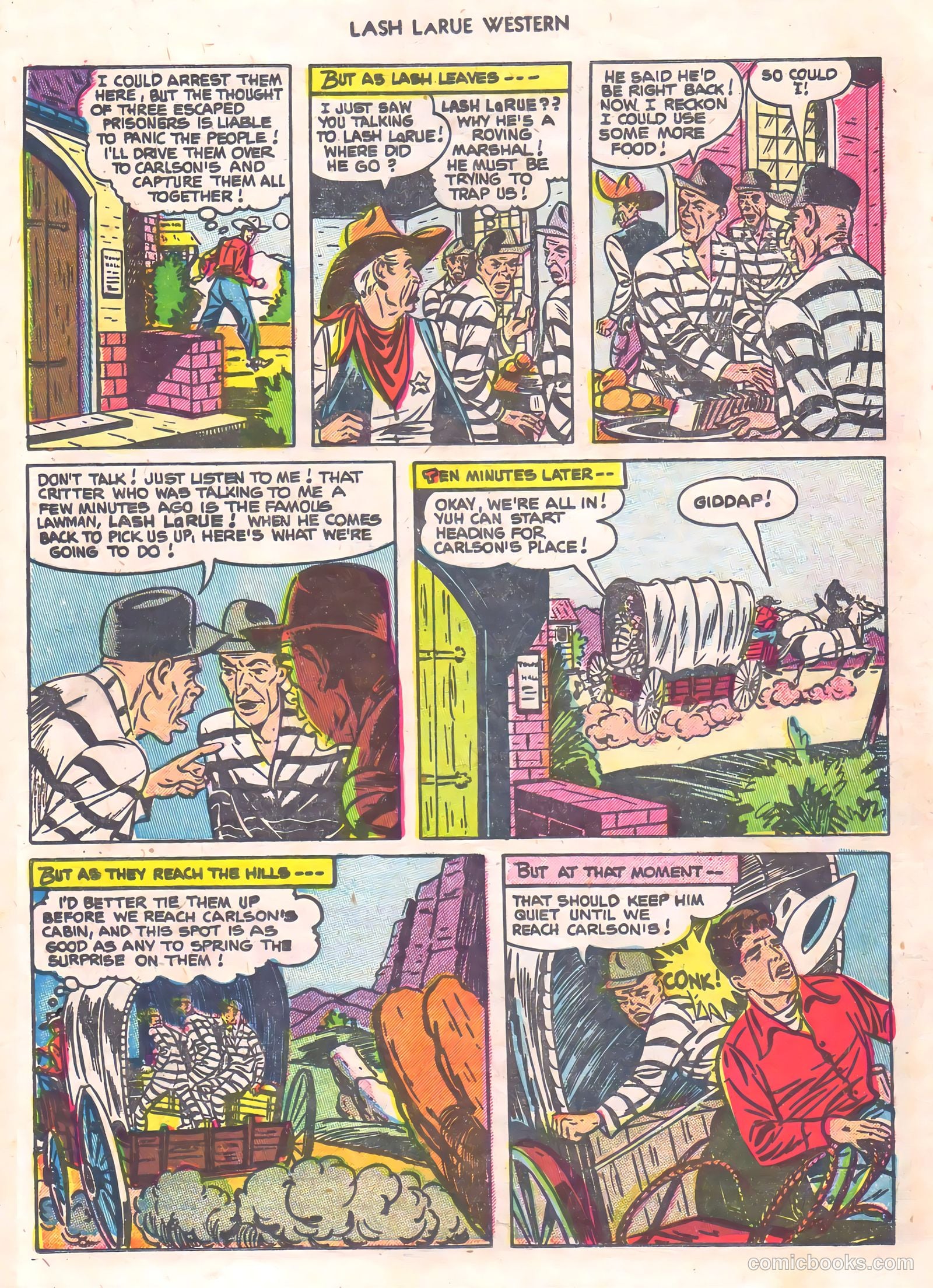 Lash La Rue Western #56 — page 21 of 36
