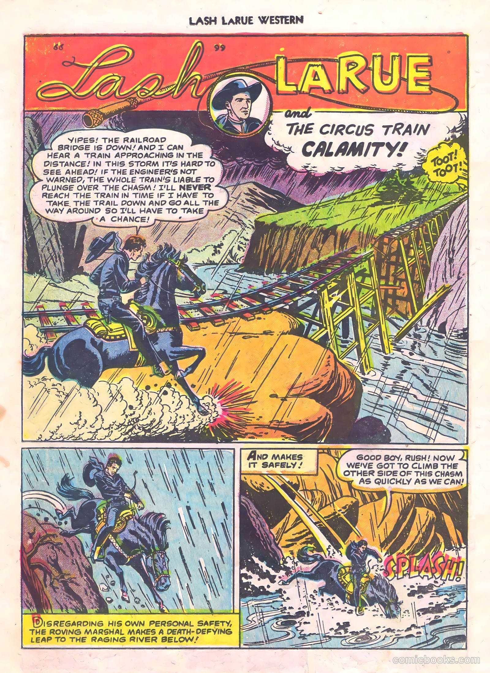 Lash La Rue Western #56 — page 26 of 36