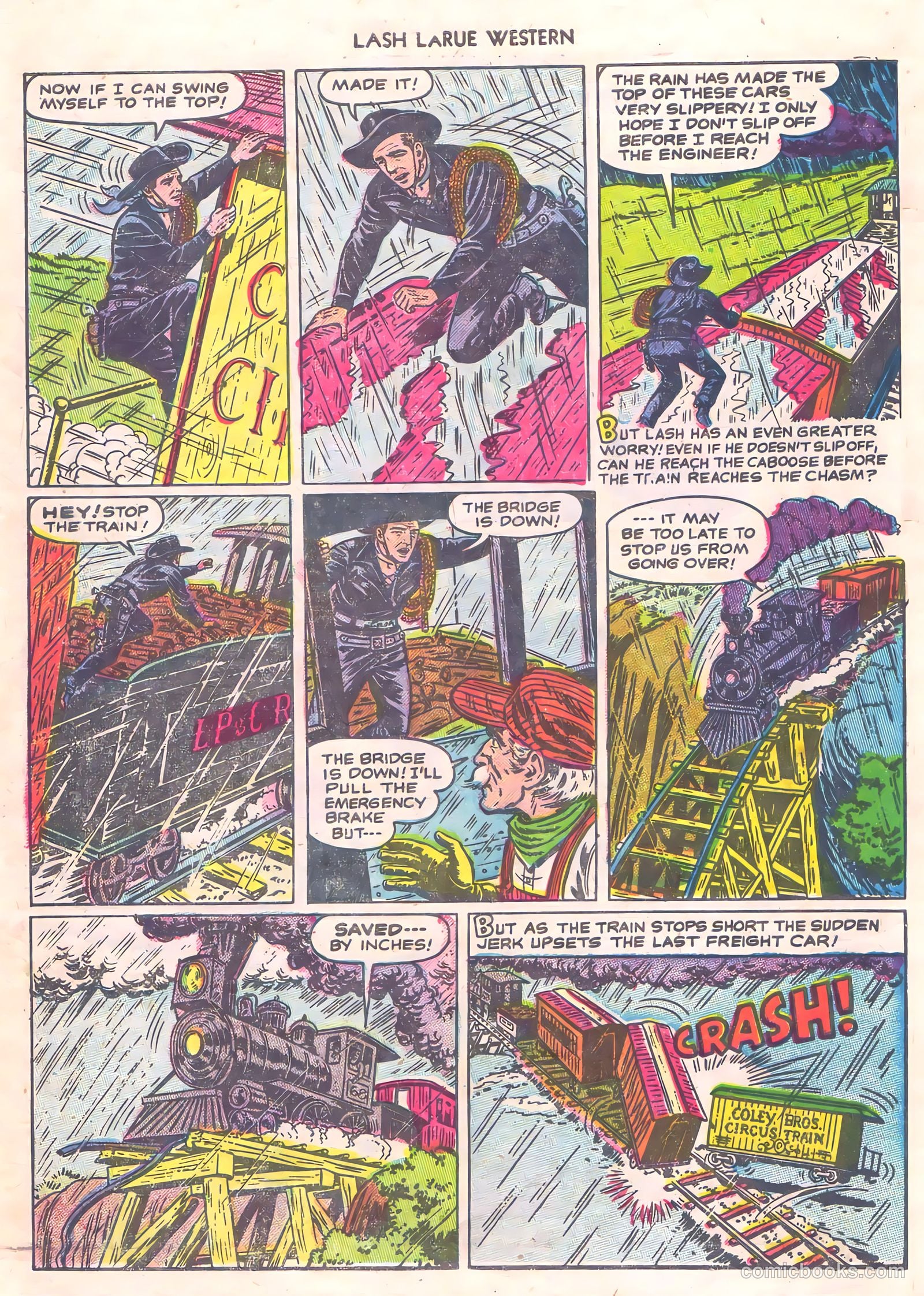 Lash La Rue Western #56 — page 28 of 36