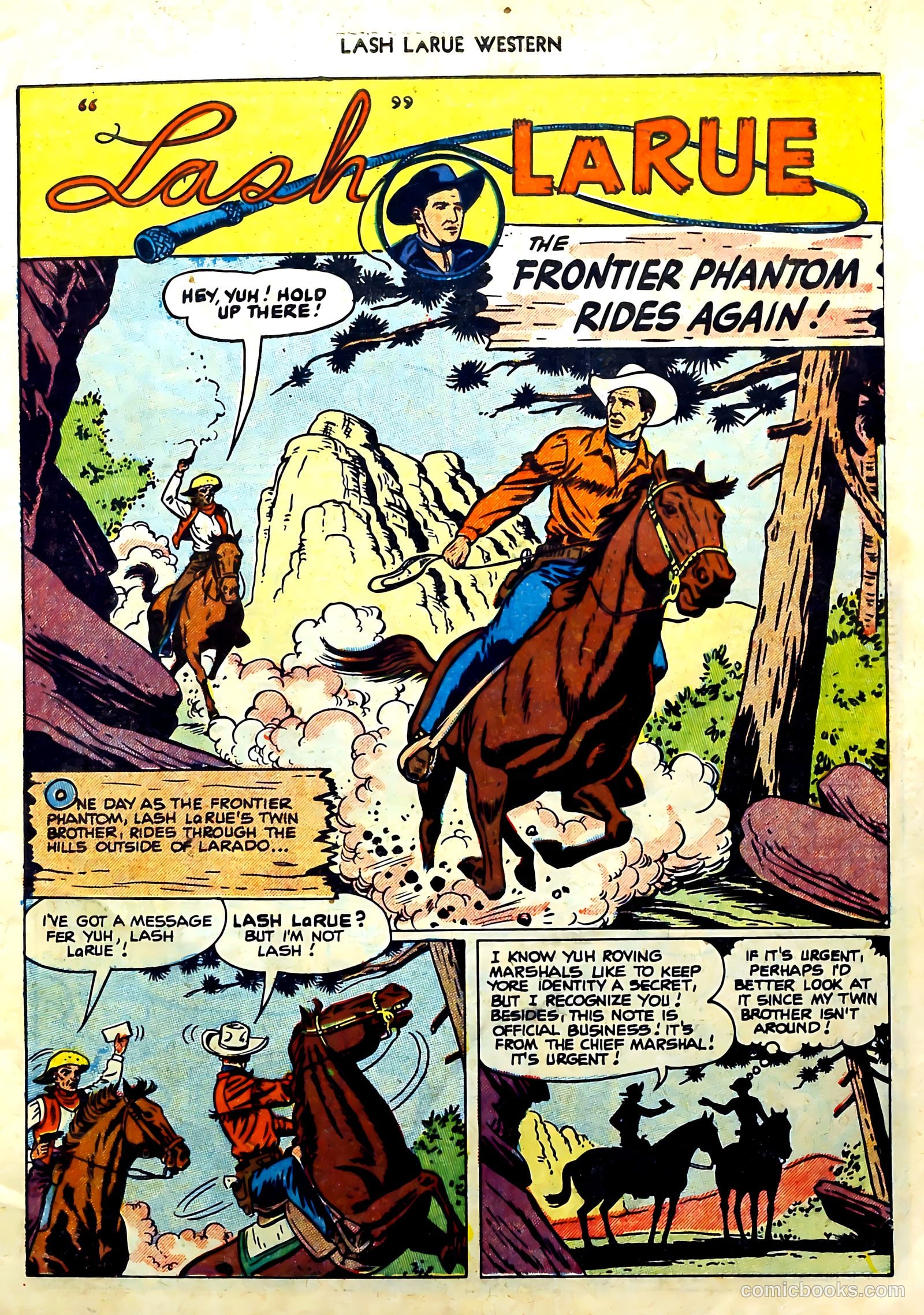 Lash La Rue Western #57 — page 3 of 36