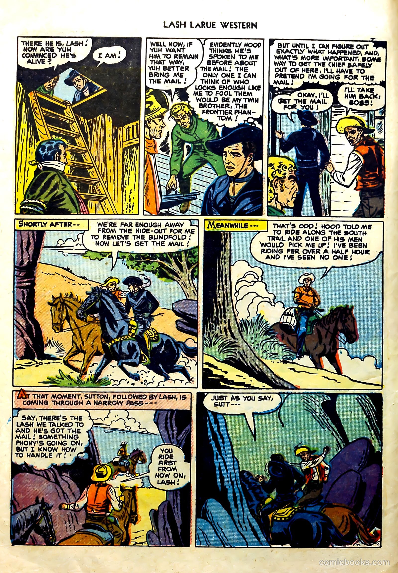 Lash La Rue Western #57 — page 8 of 36
