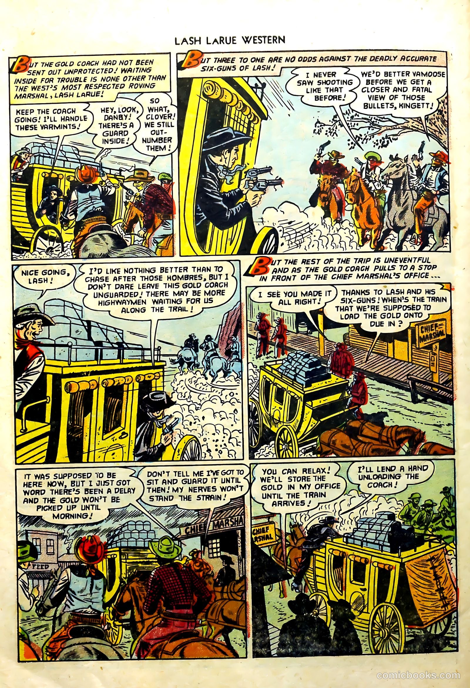 Lash La Rue Western #57 — page 28 of 36