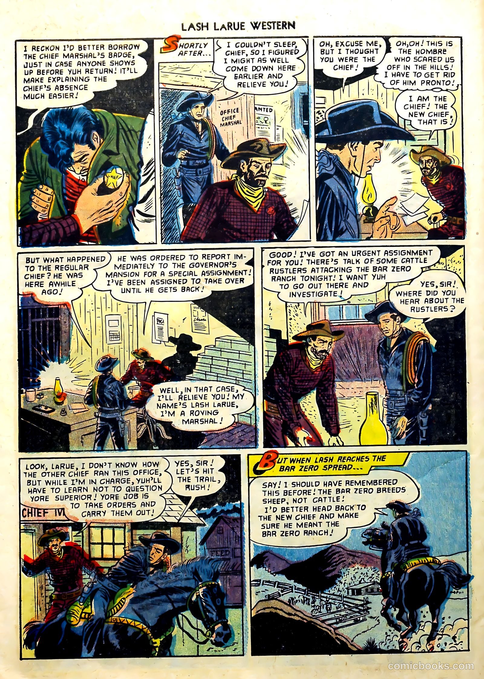 Lash La Rue Western #57 — page 30 of 36