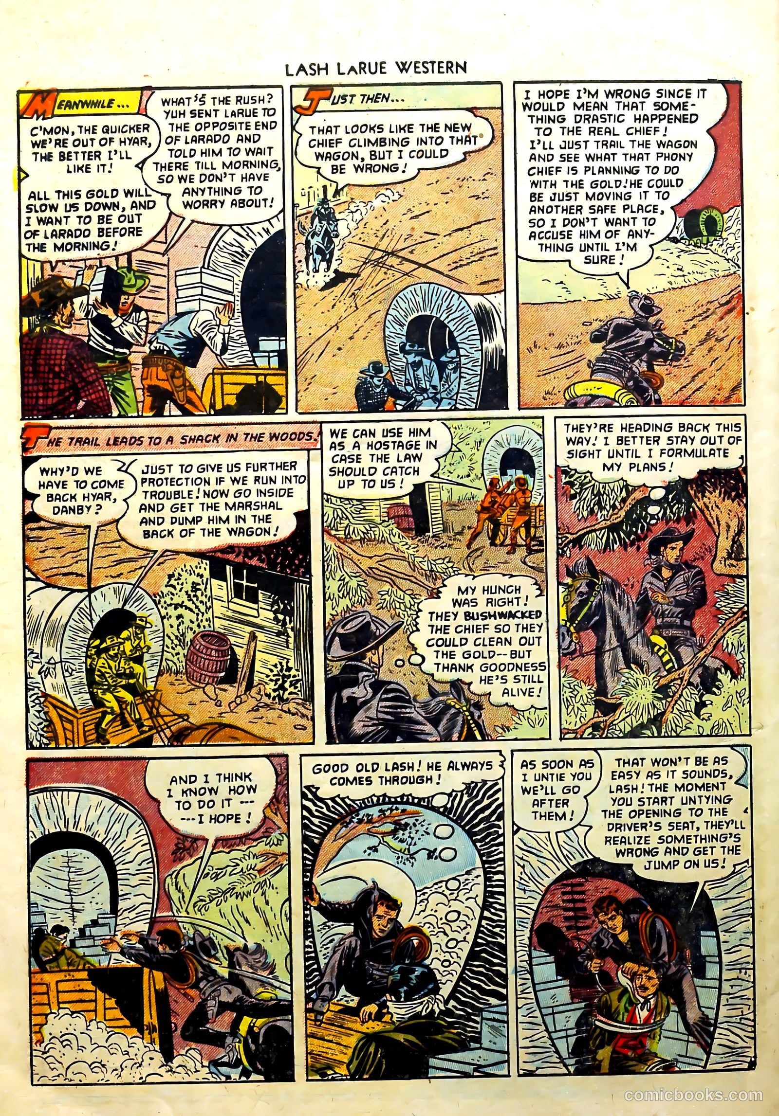 Lash La Rue Western #57 — page 32 of 36