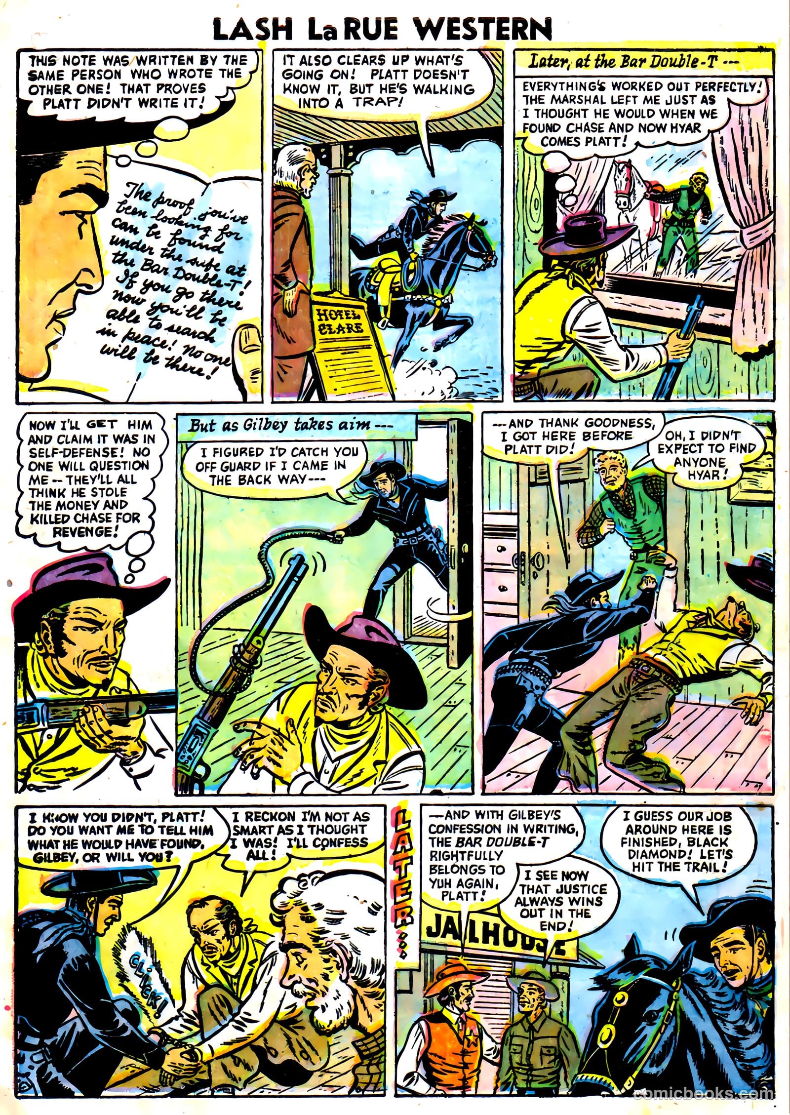 Lash La Rue Western #59 — page 9 of 36