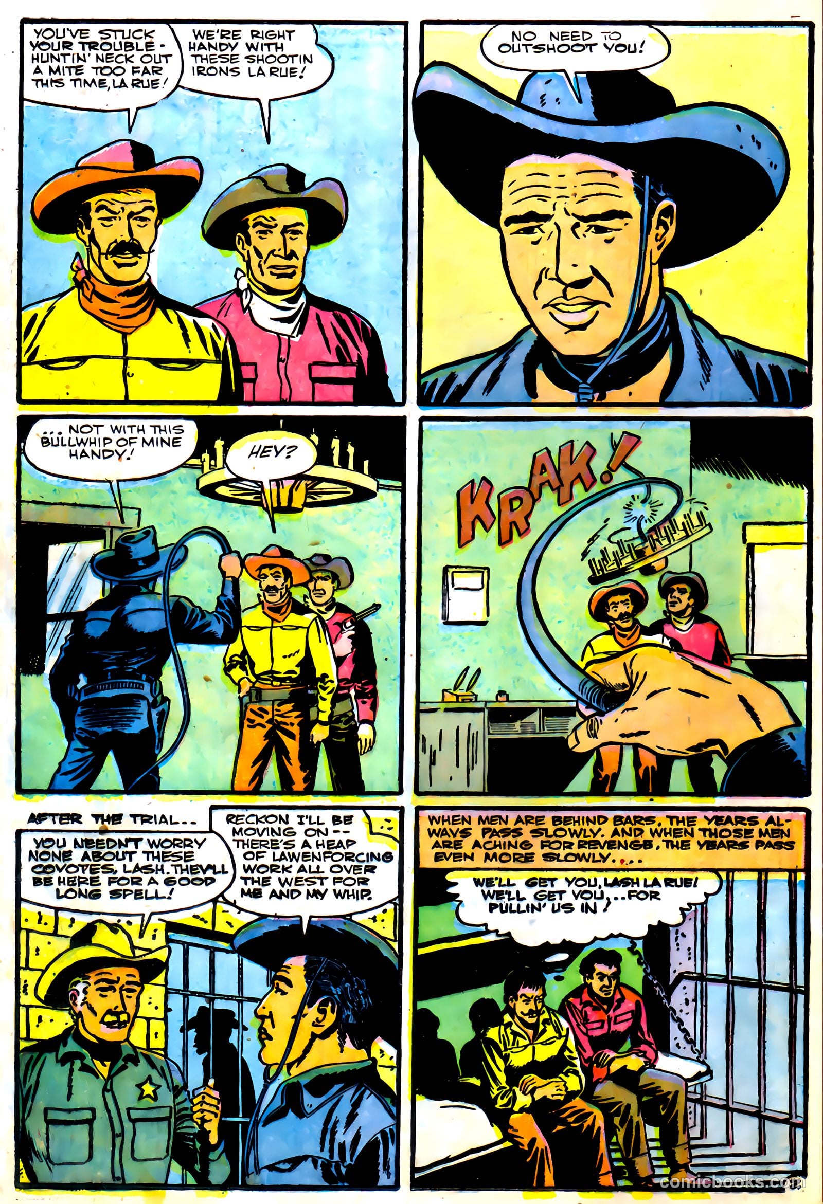 Lash La Rue Western #59 — page 12 of 36