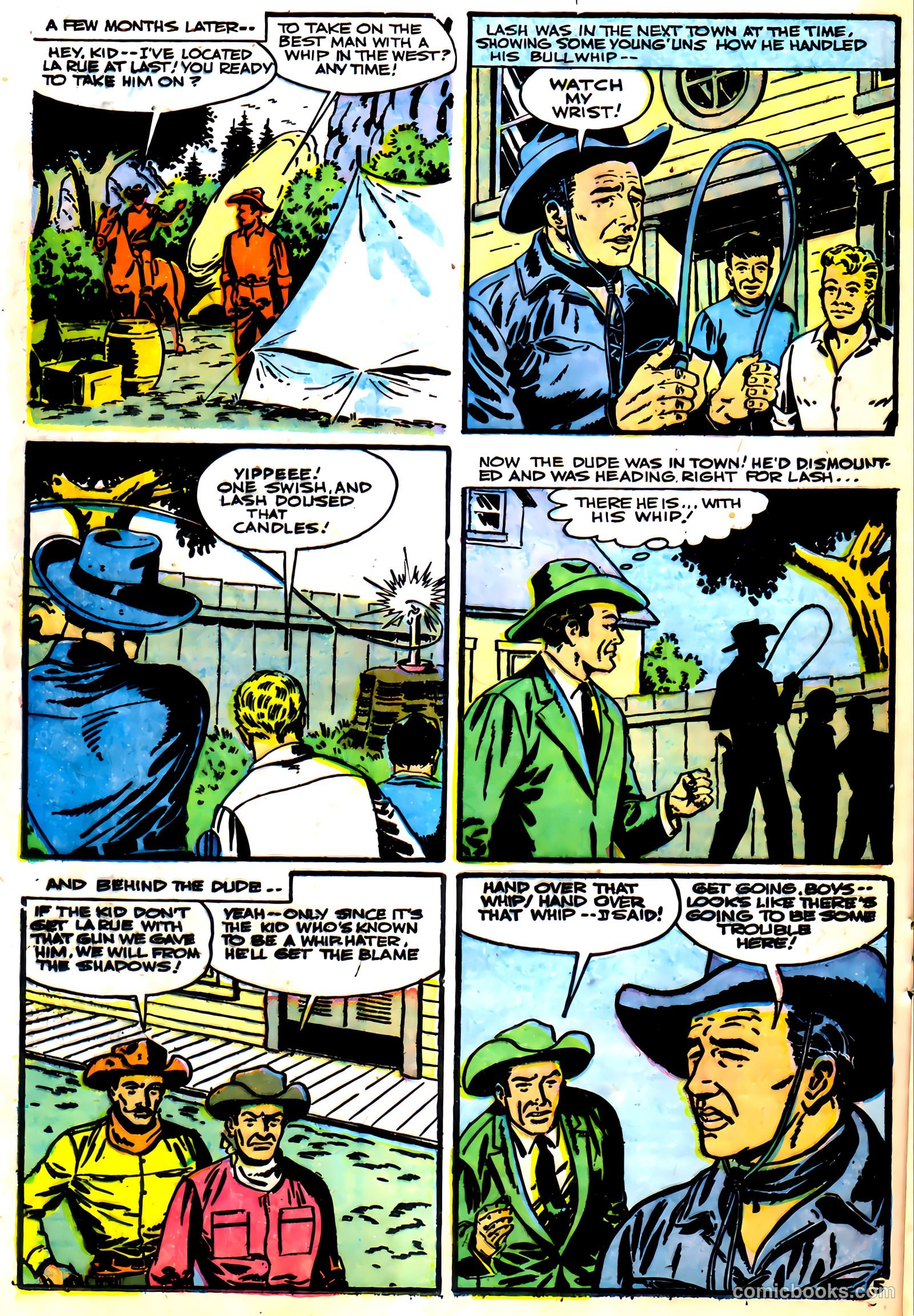 Lash La Rue Western #59 — page 16 of 36