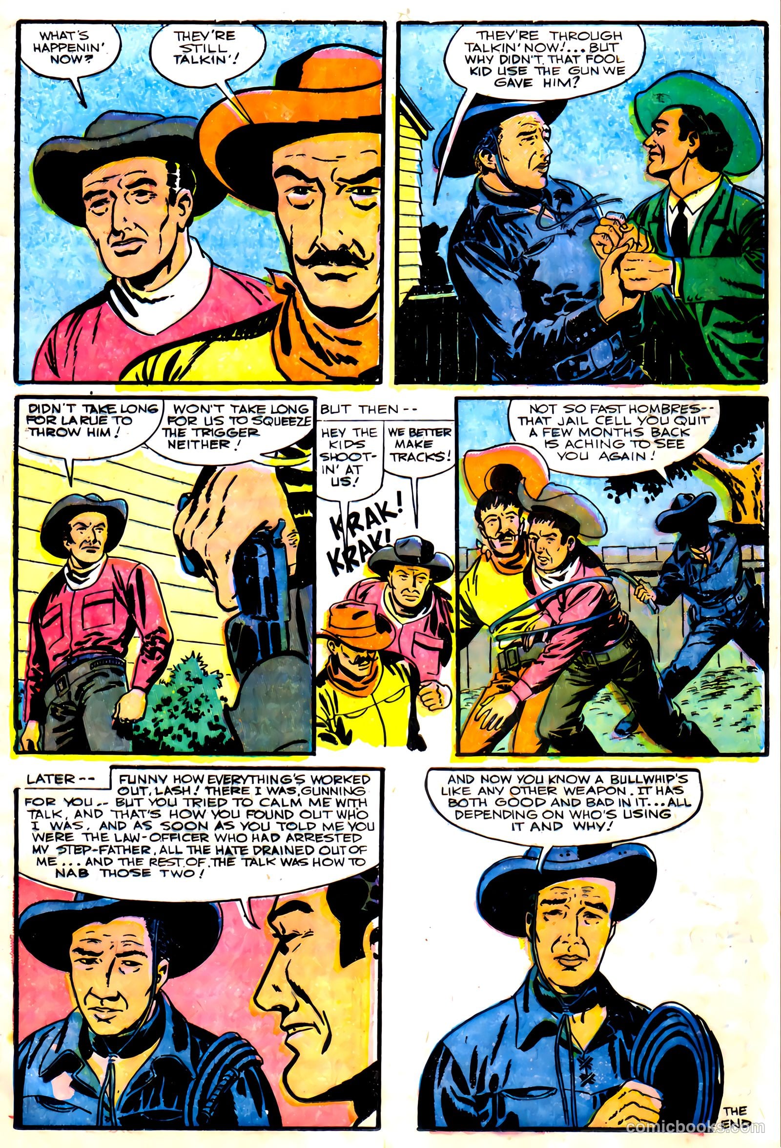 Lash La Rue Western #59 — page 17 of 36
