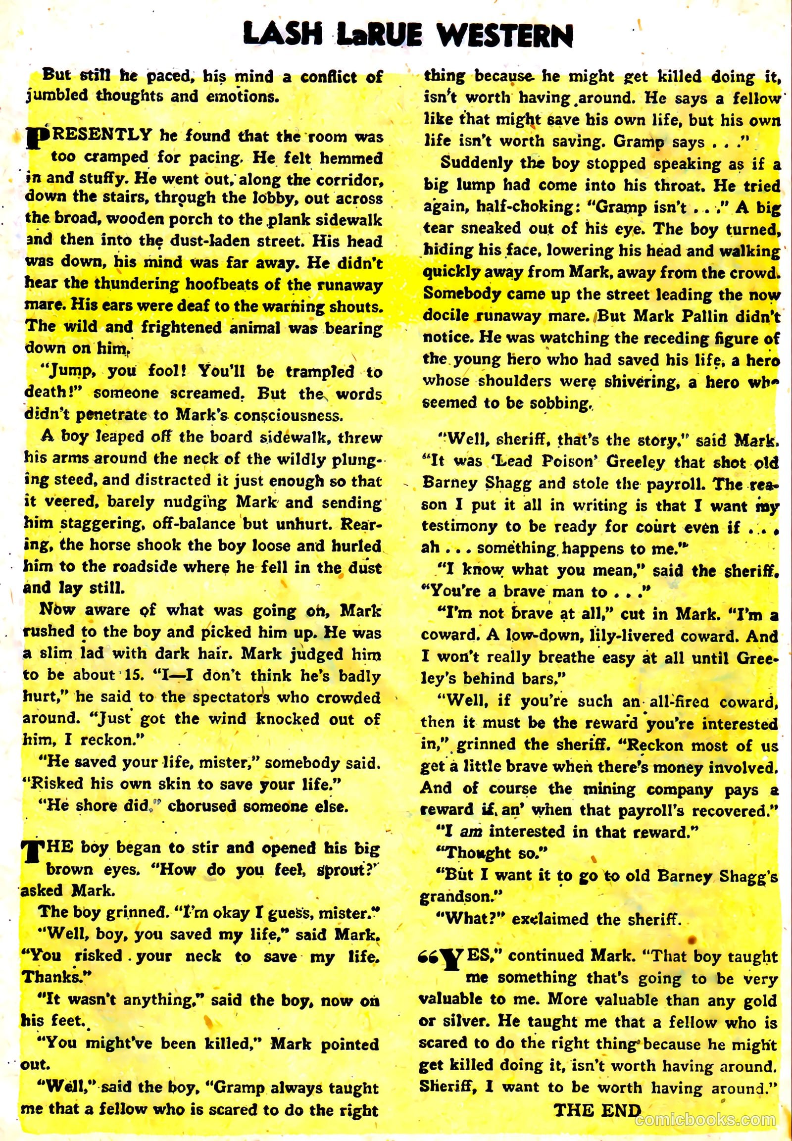 Lash La Rue Western #59 — page 19 of 36
