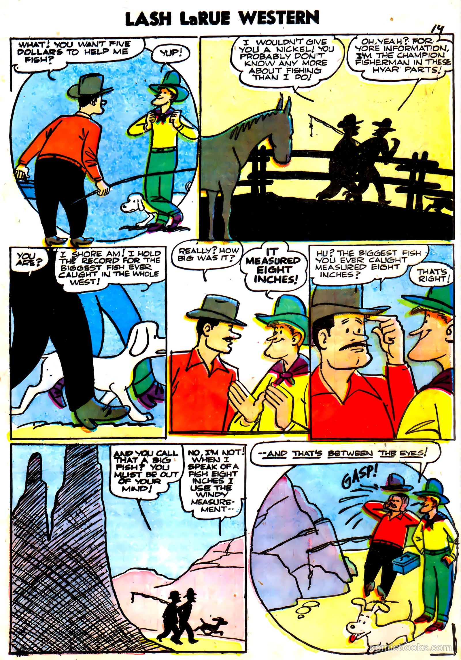 Lash La Rue Western #59 — page 21 of 36