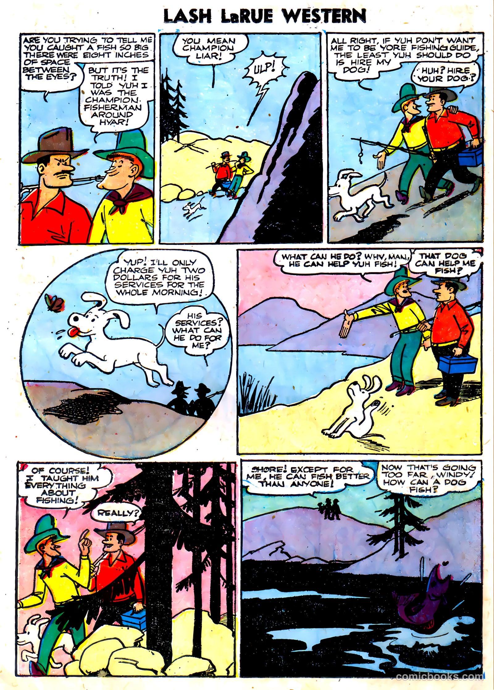Lash La Rue Western #59 — page 23 of 36