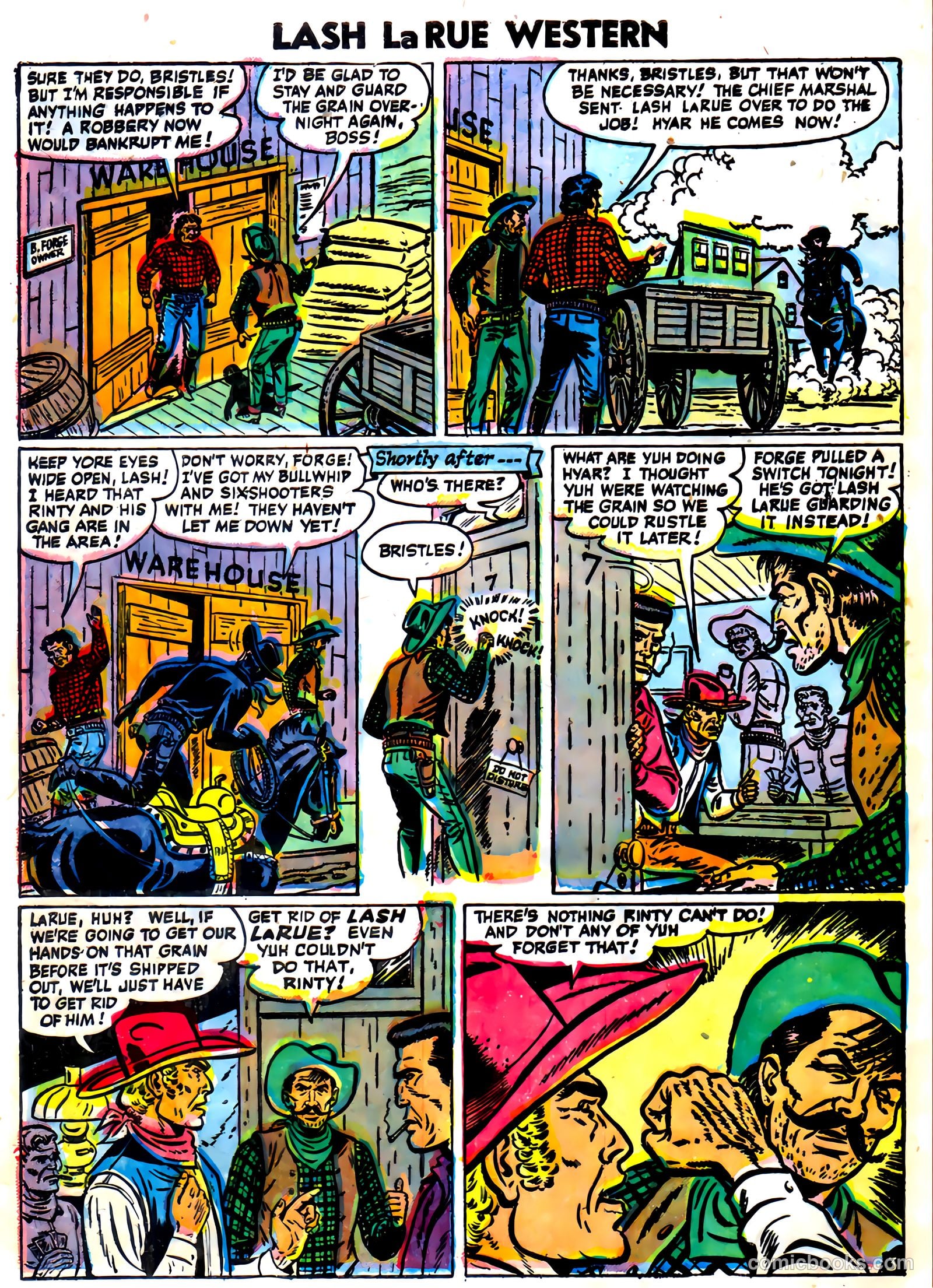 Lash La Rue Western #59 — page 28 of 36