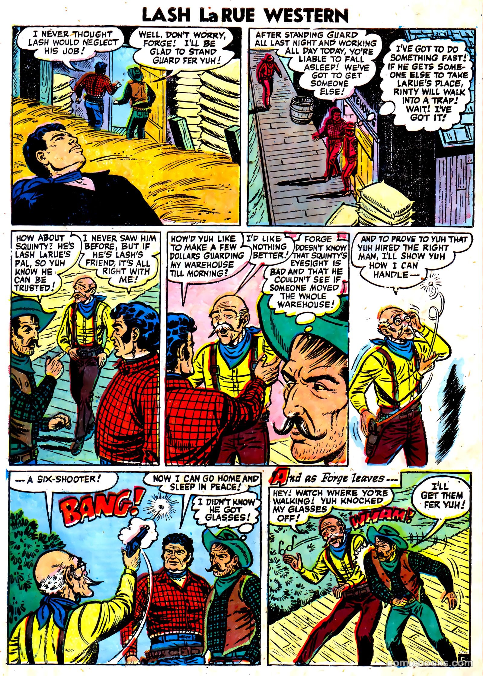 Lash La Rue Western #59 — page 30 of 36