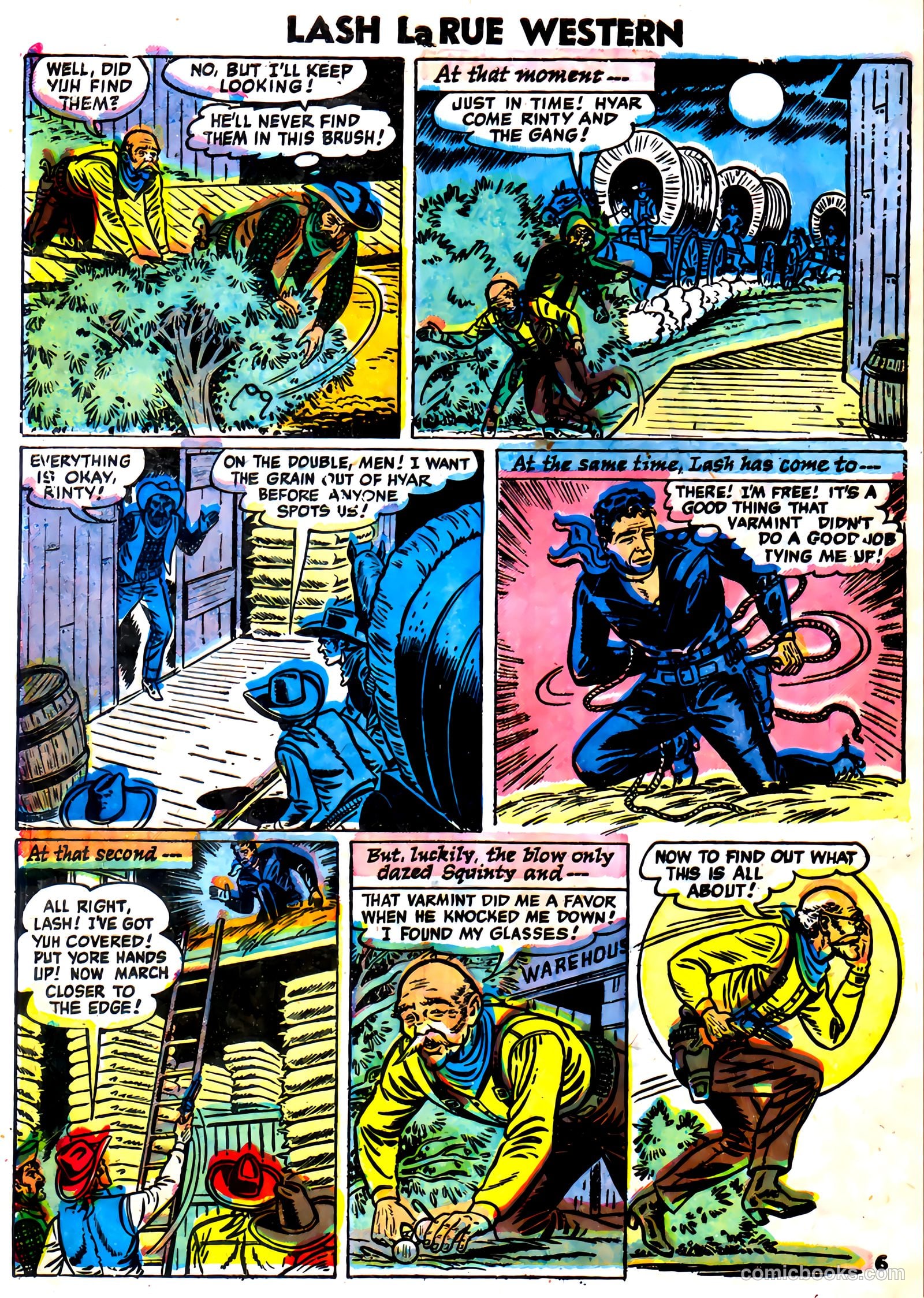 Lash La Rue Western #59 — page 32 of 36
