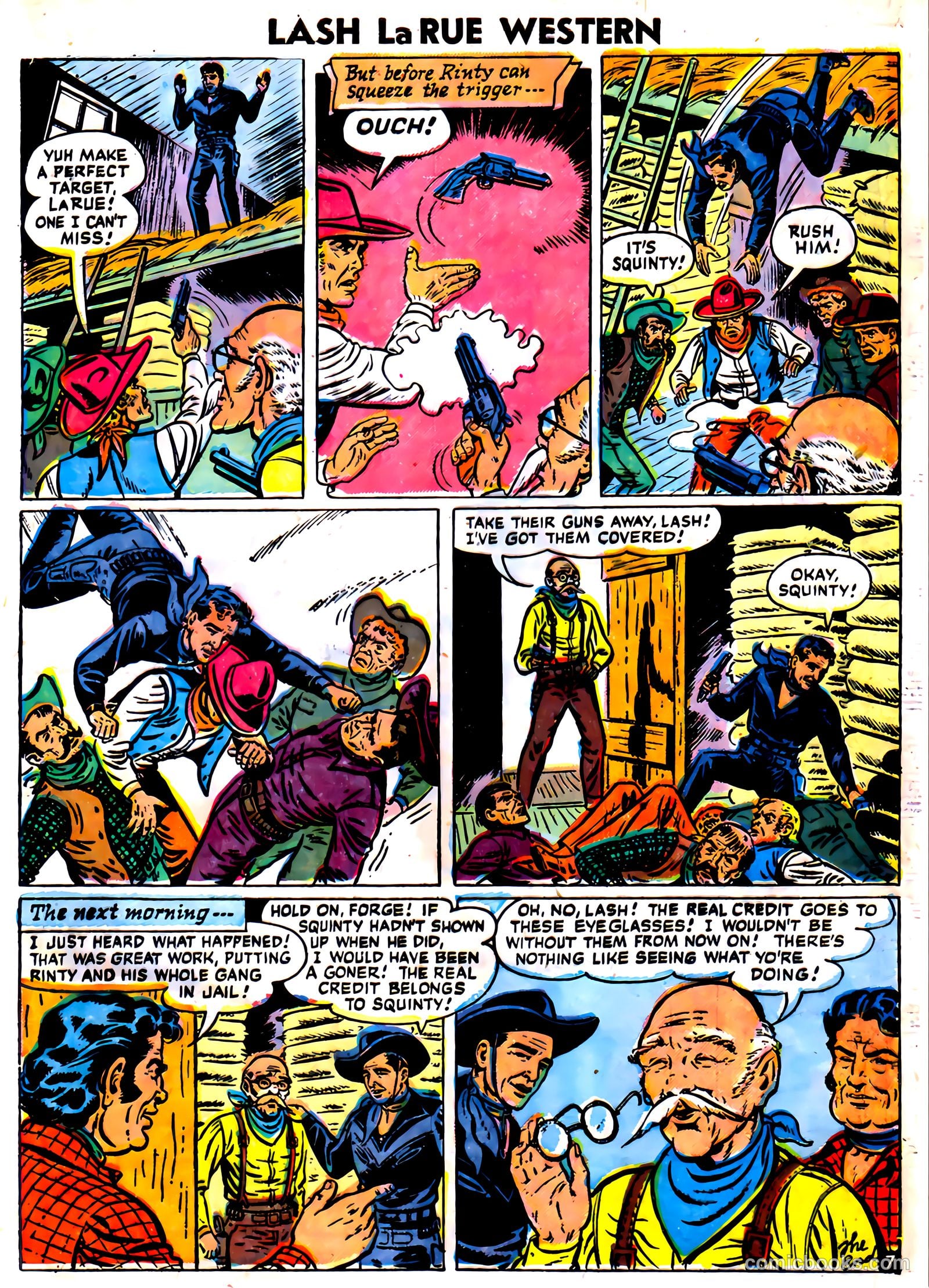 Lash La Rue Western #59 — page 33 of 36