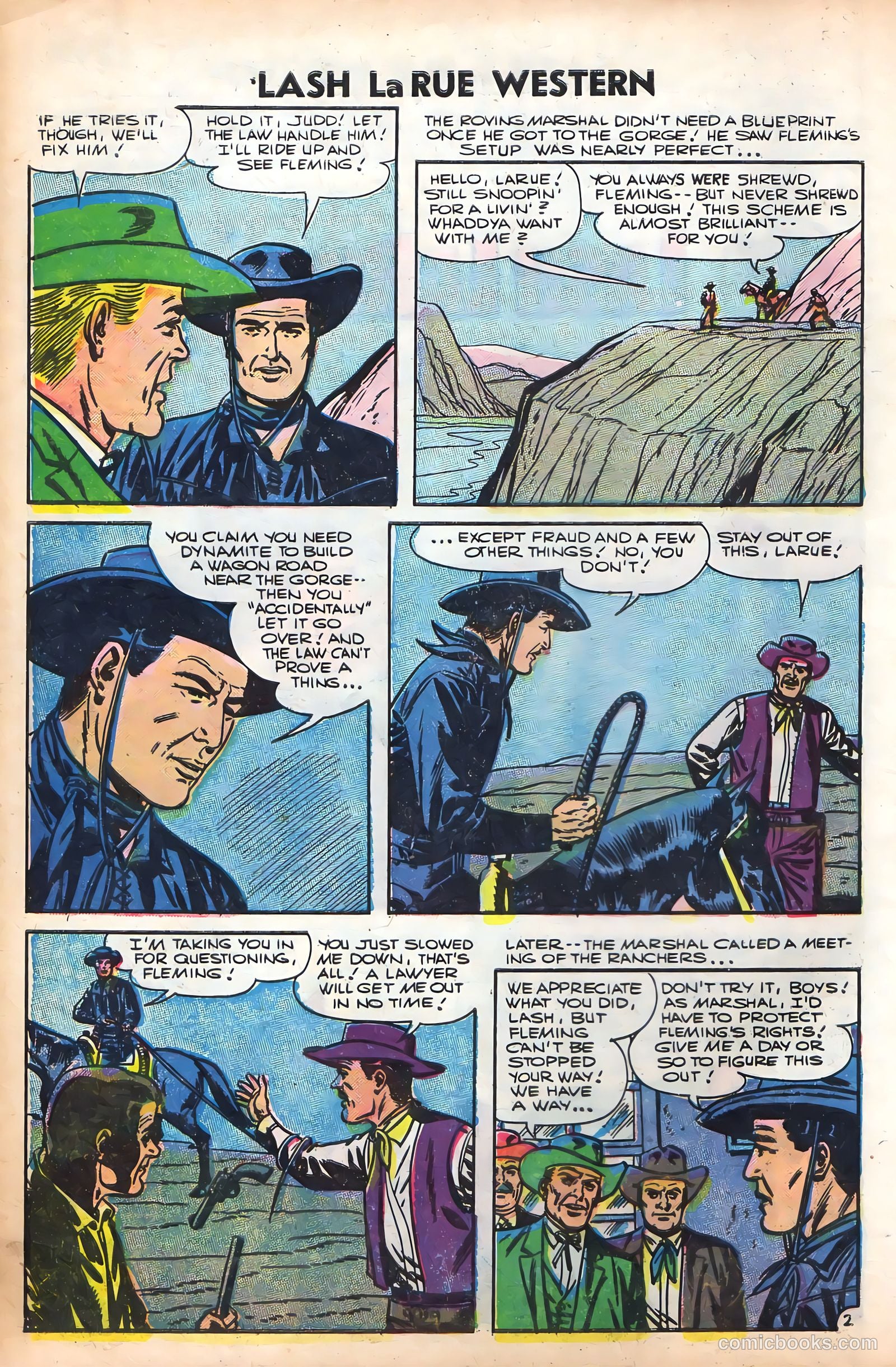 Lash La Rue Western #61 — page 4 of 36