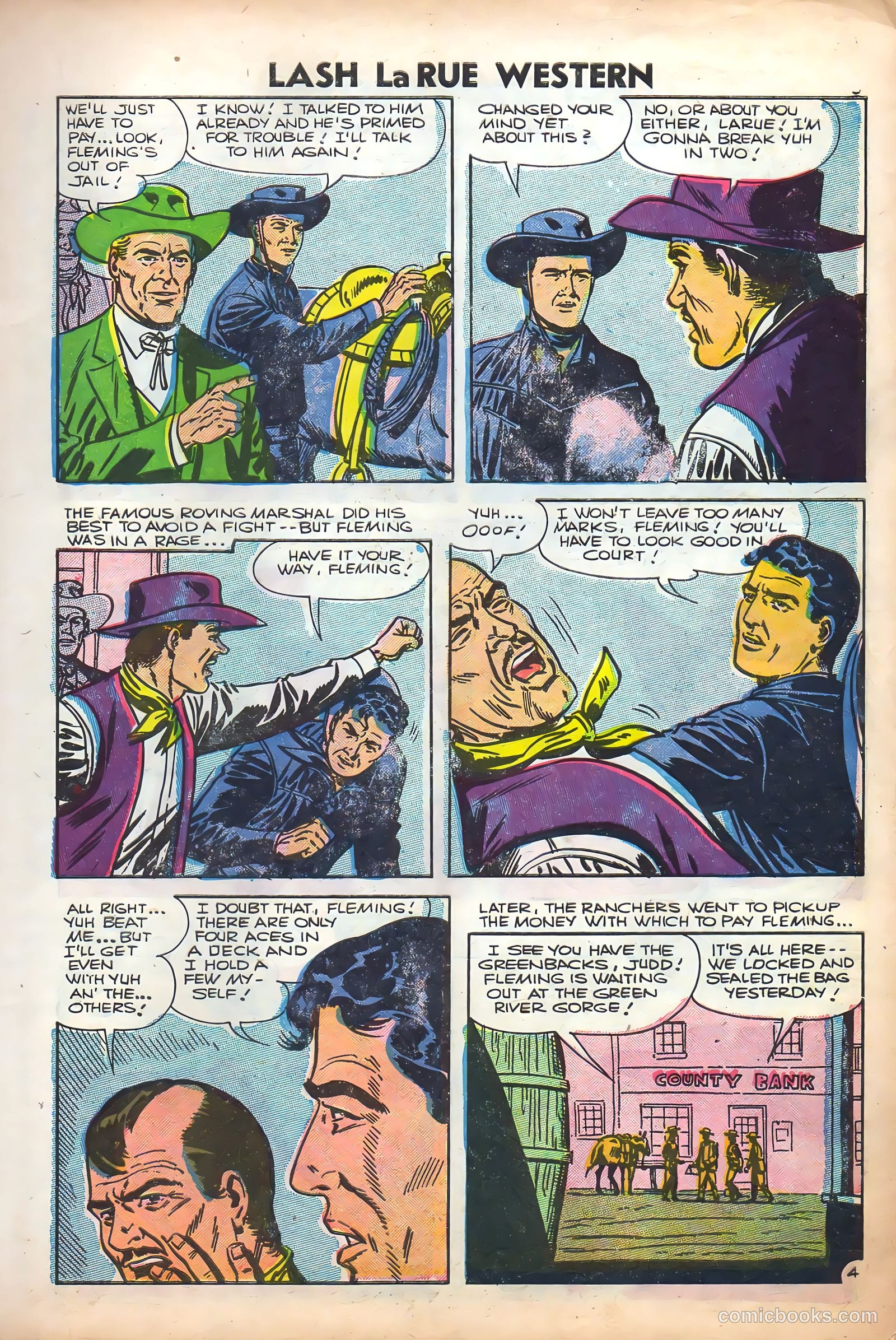Lash La Rue Western #61 — page 7 of 36