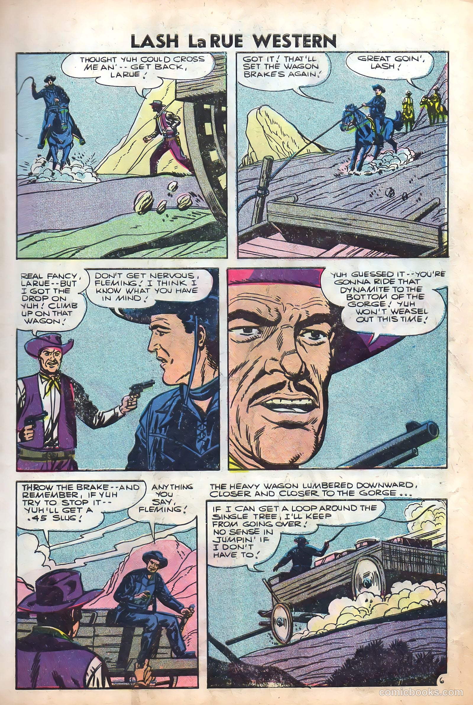 Lash La Rue Western #61 — page 9 of 36