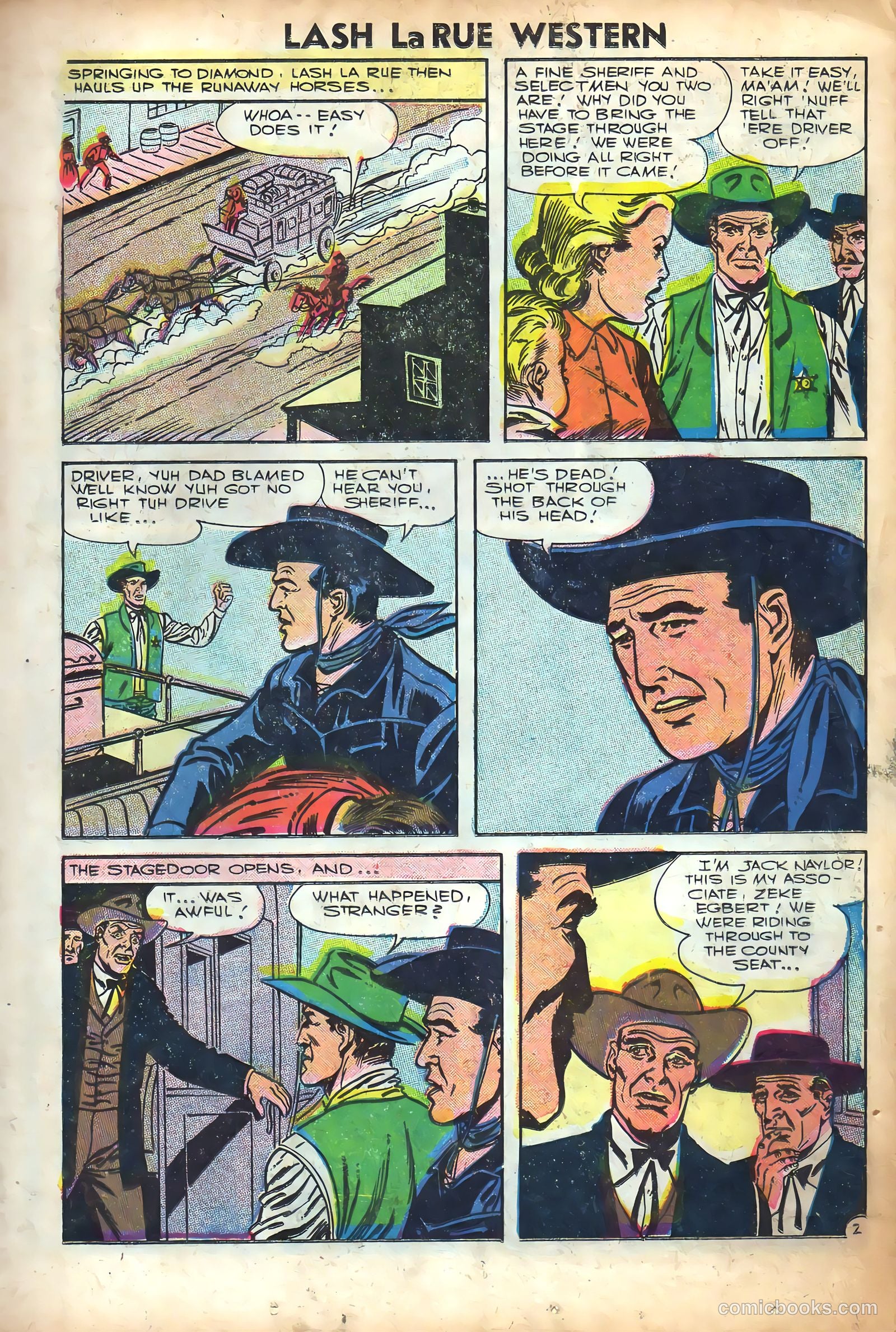 Lash La Rue Western #61 — page 13 of 36