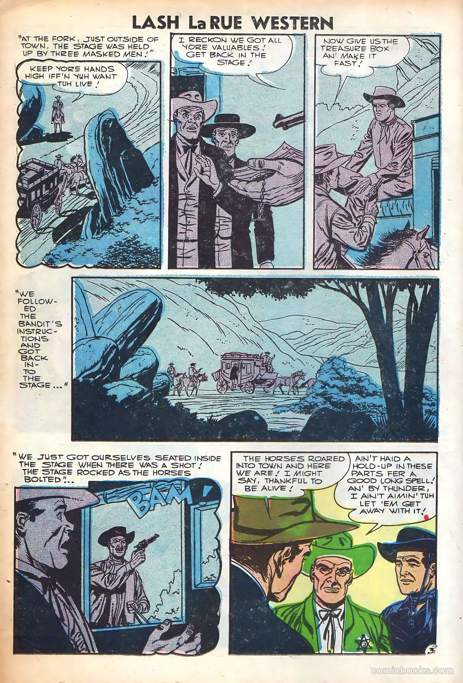 Lash La Rue Western #61 — page 14 of 36