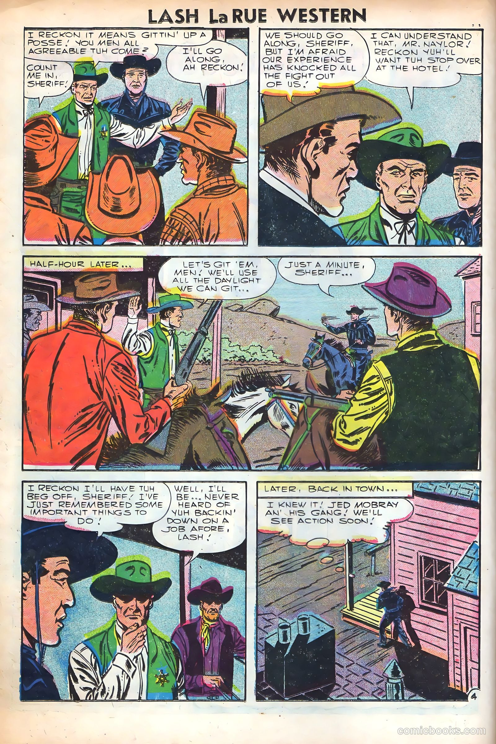 Lash La Rue Western #61 — page 16 of 36